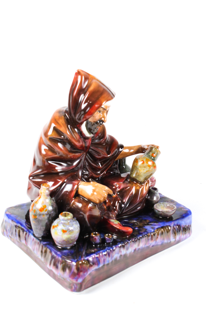 Royal Doulton "Lunchtime", "Wayfarer", "The Potter" Figurines