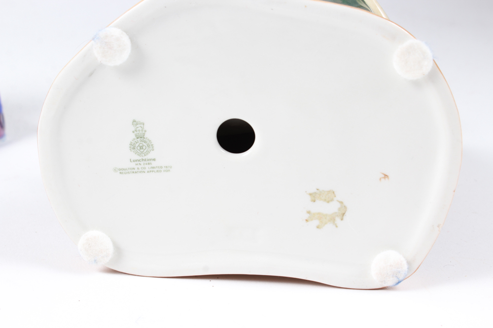 Royal Doulton "Lunchtime", "Wayfarer", "The Potter" Figurines