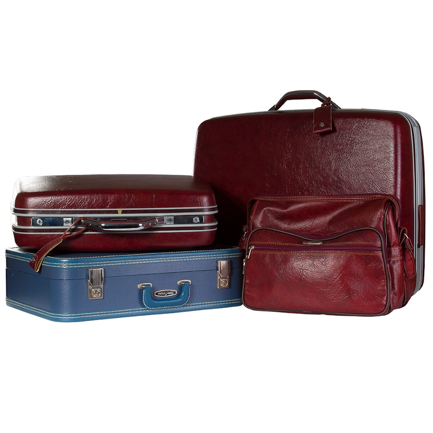 Vintage Samsonite and Travel Smart Luggage