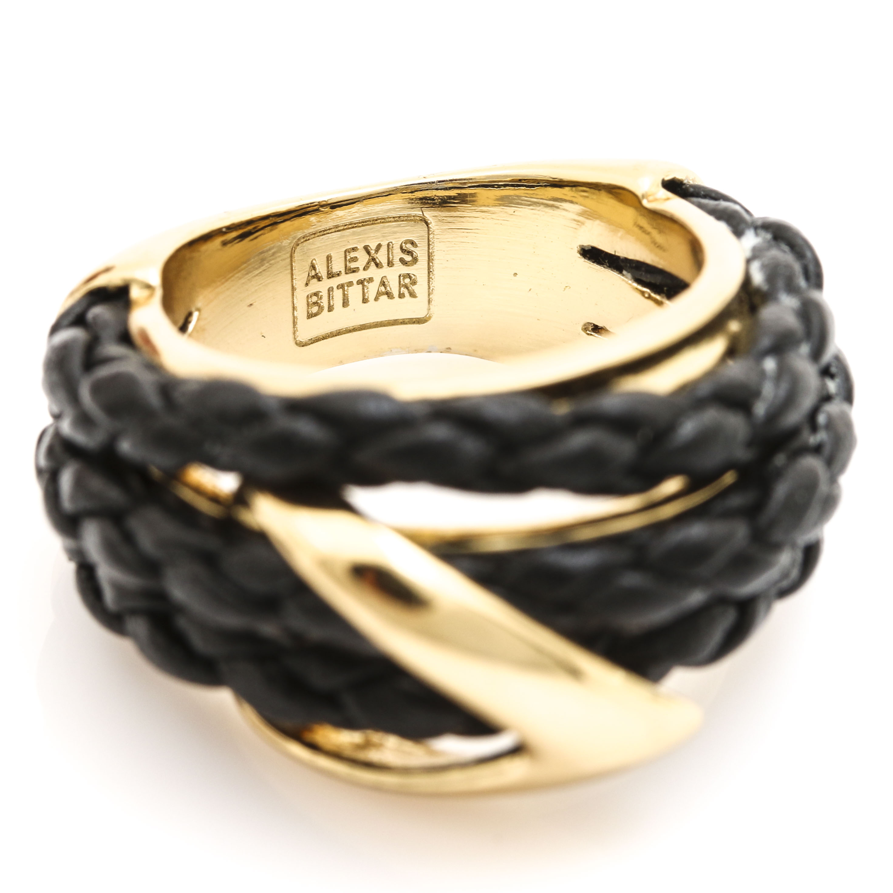 Clamp Bracelet and Rings Featuring Alexis Bittar and Lucite