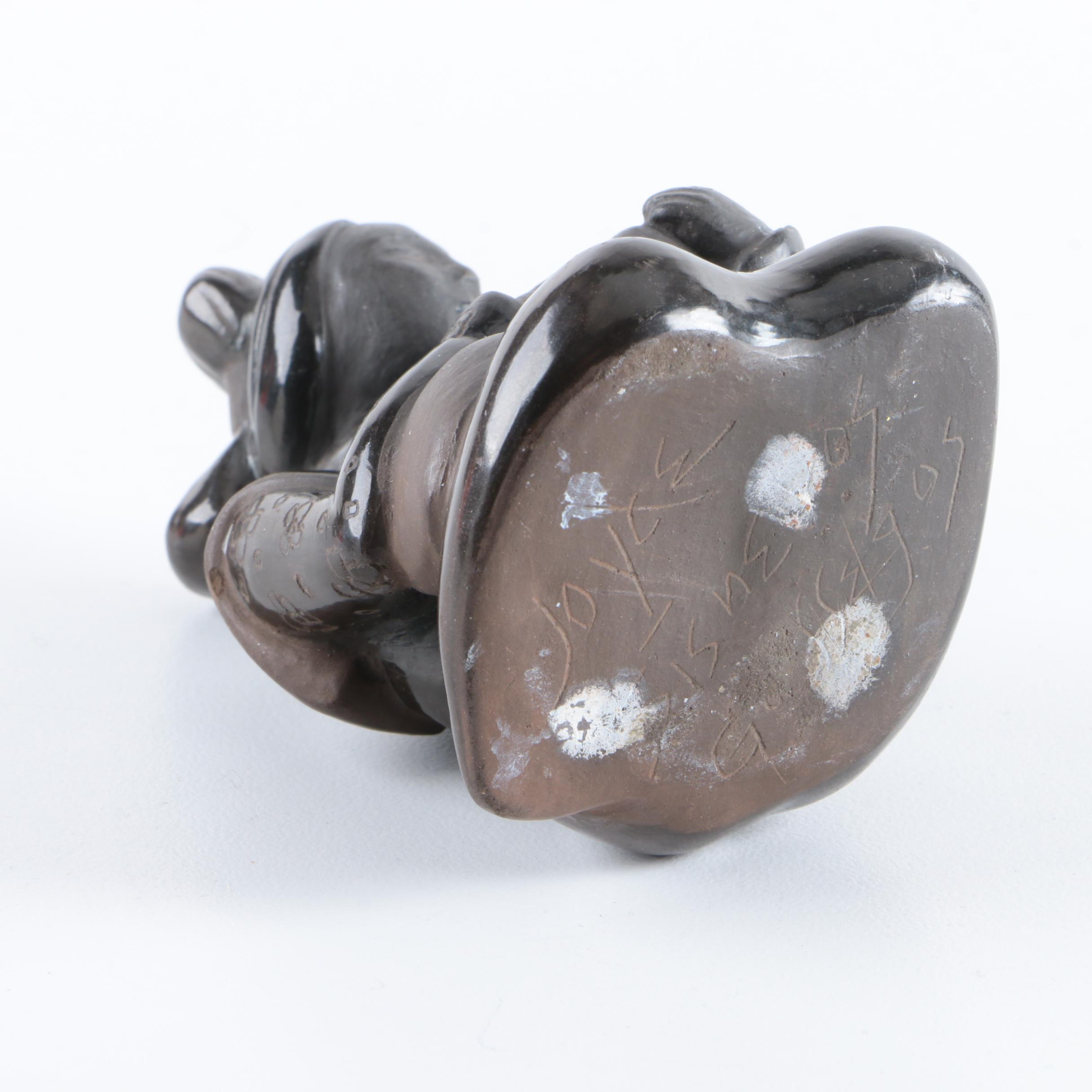 Joyce Sisneros Gallegos Ceramic Figurine of Seated Mother