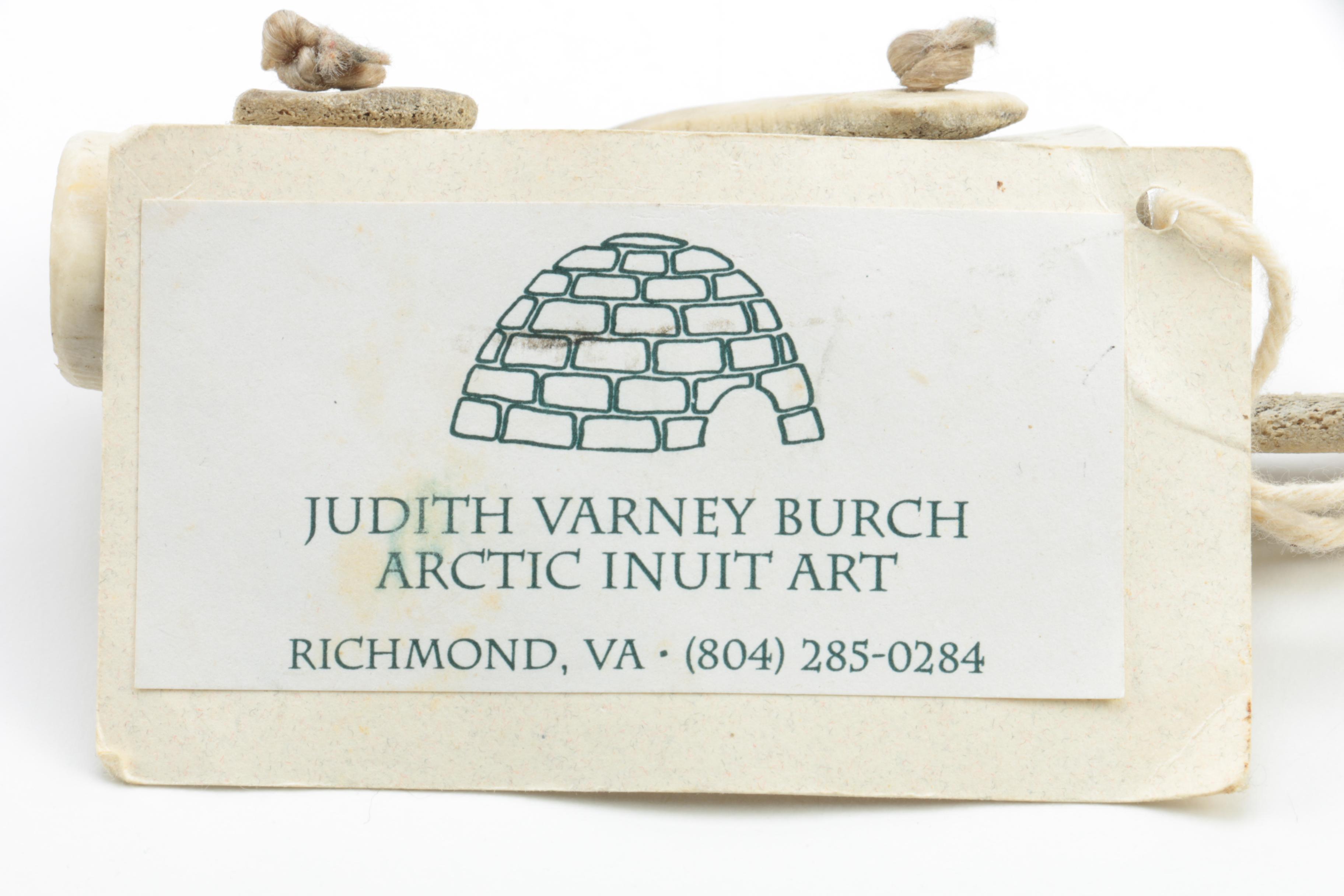 Inuit Style Carved Bone Figurines