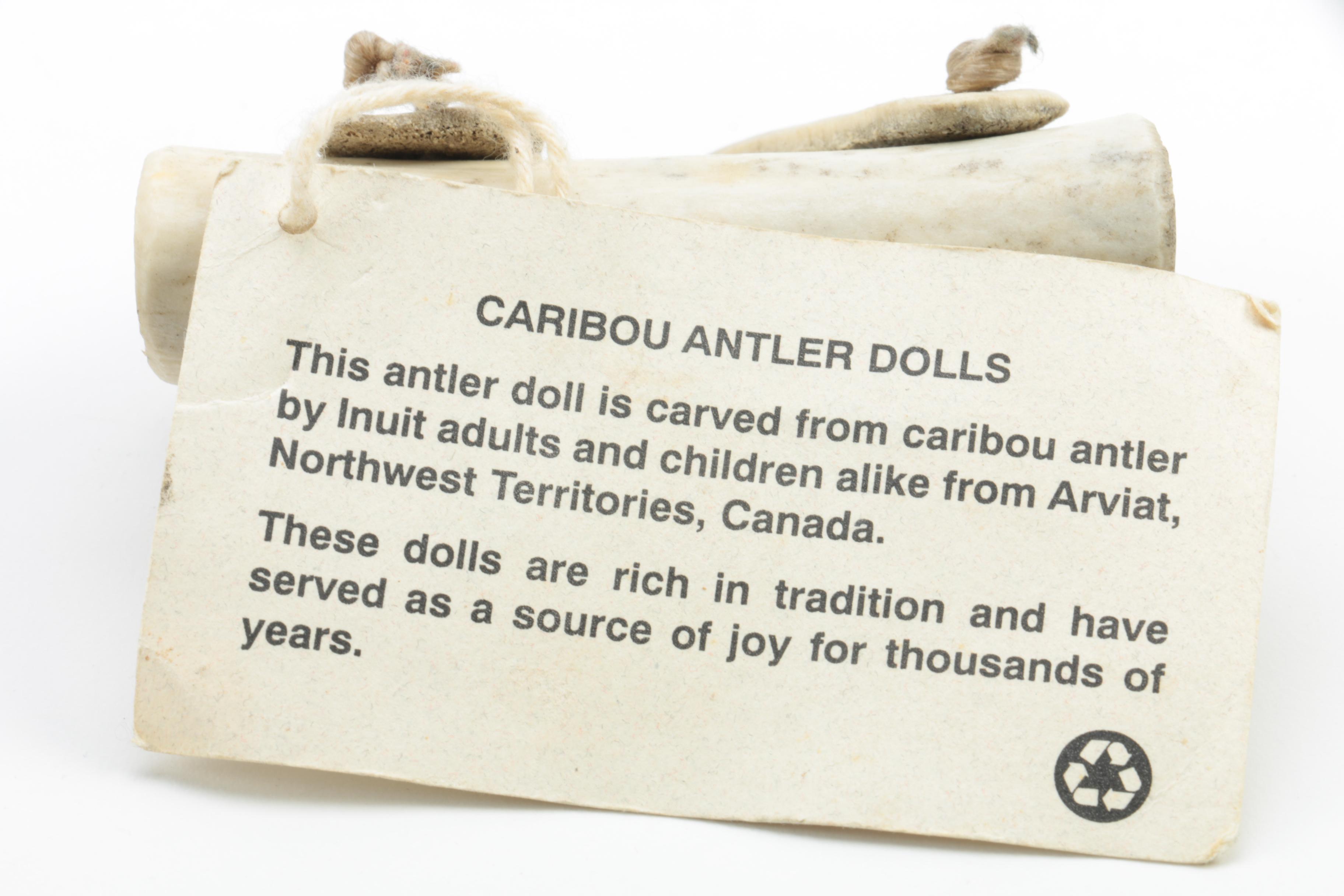 Inuit Style Carved Bone Figurines