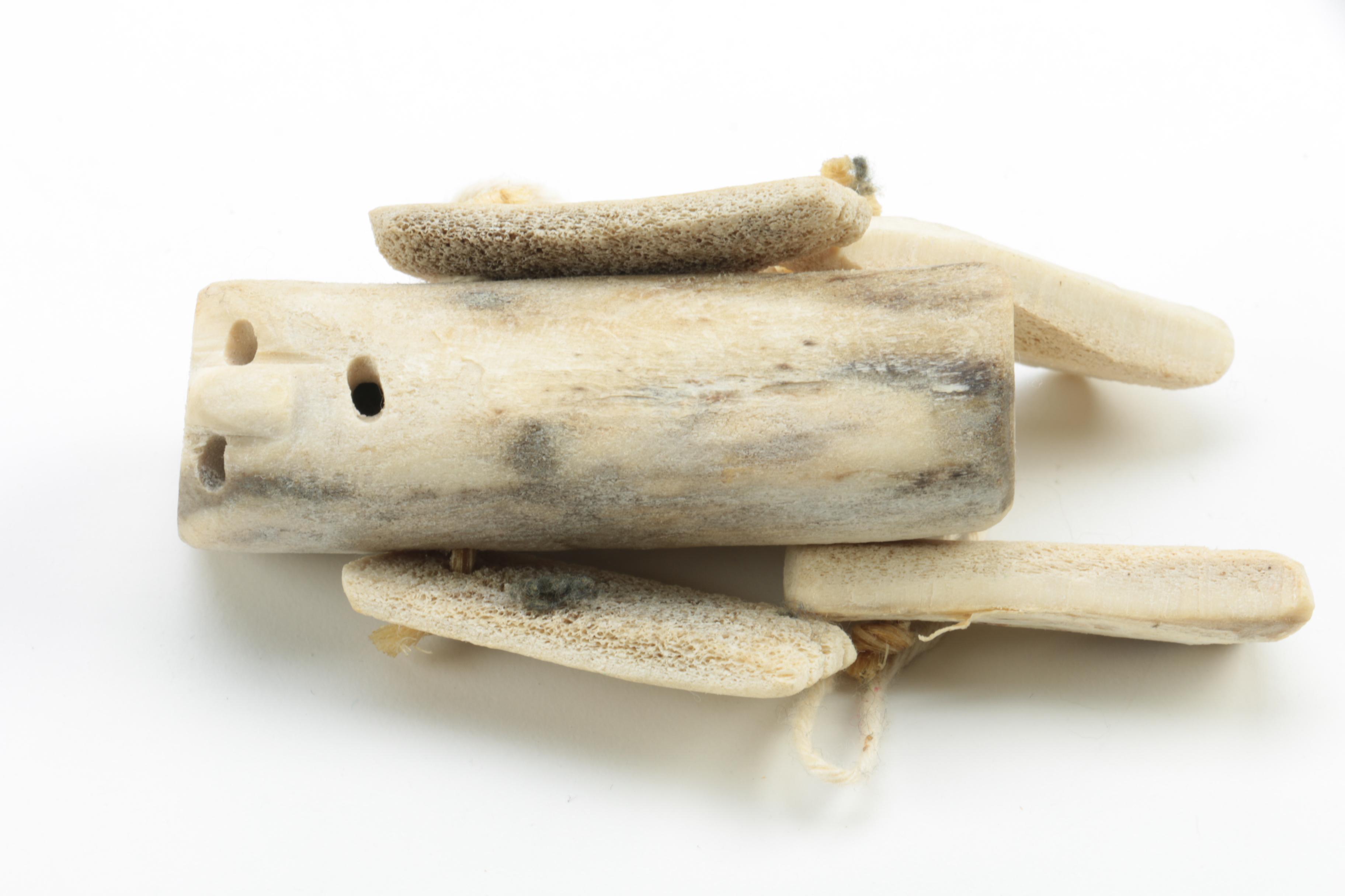 Inuit Style Carved Bone Figurines