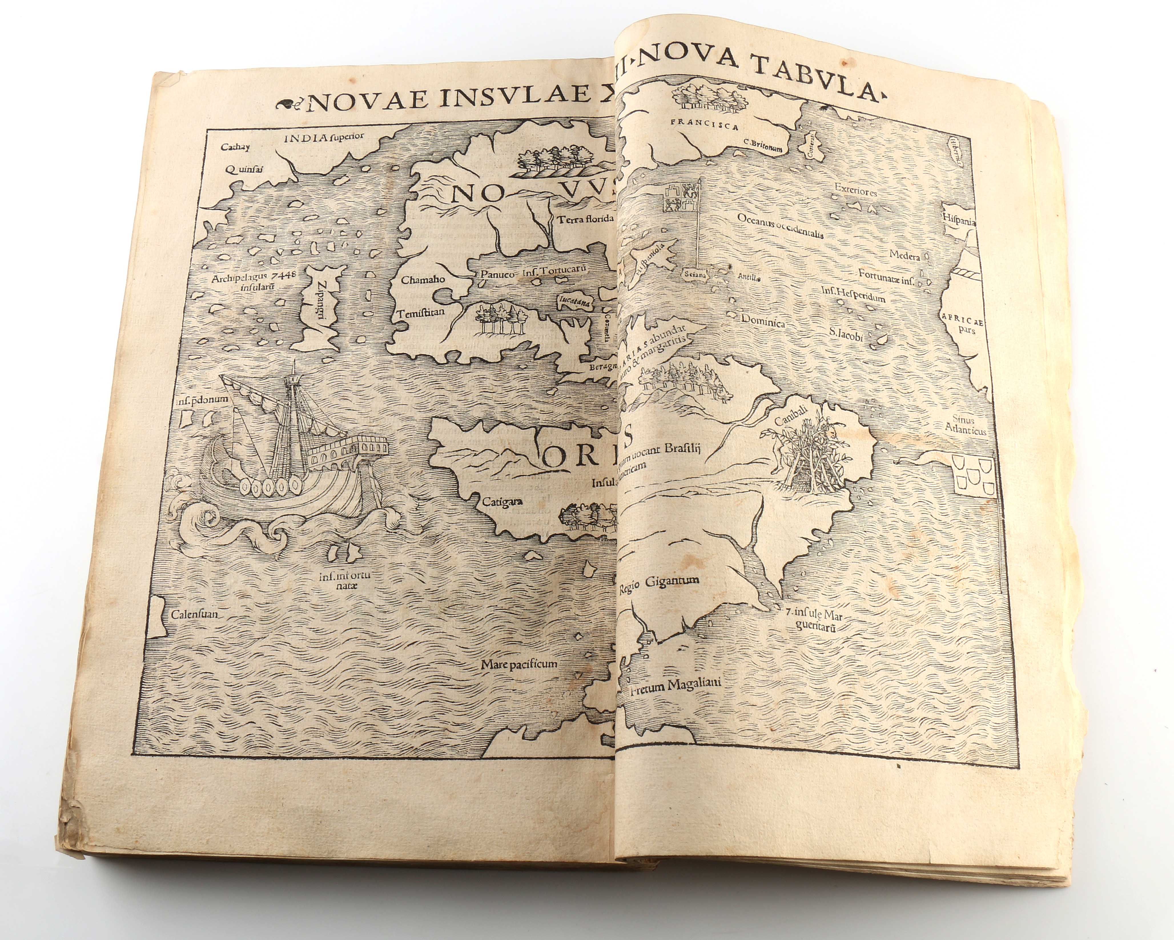 1542 Ptolemy "Geographia Universalis" Second Edition Edited by Sebastian Münster