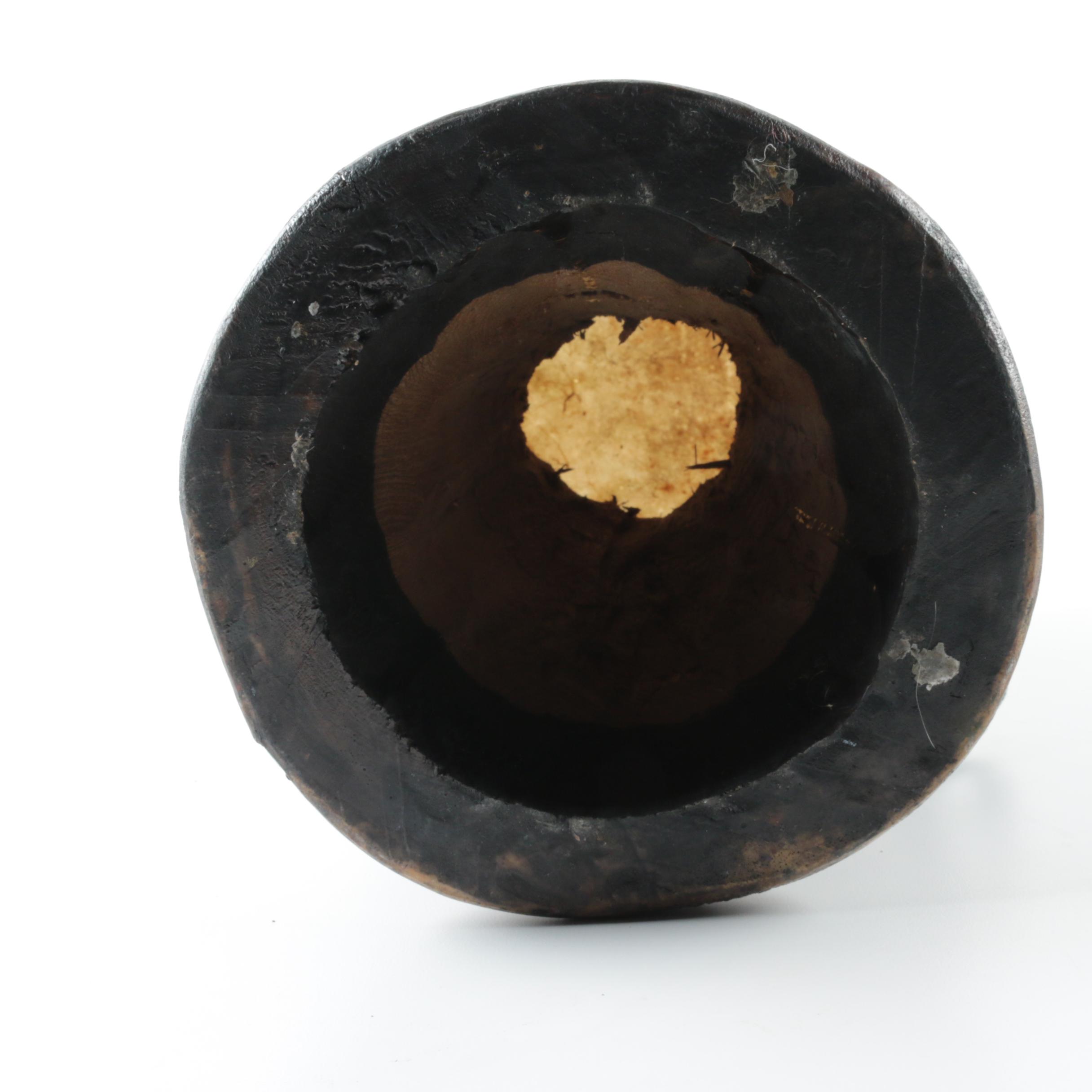 African Style Carved Wood Djembe