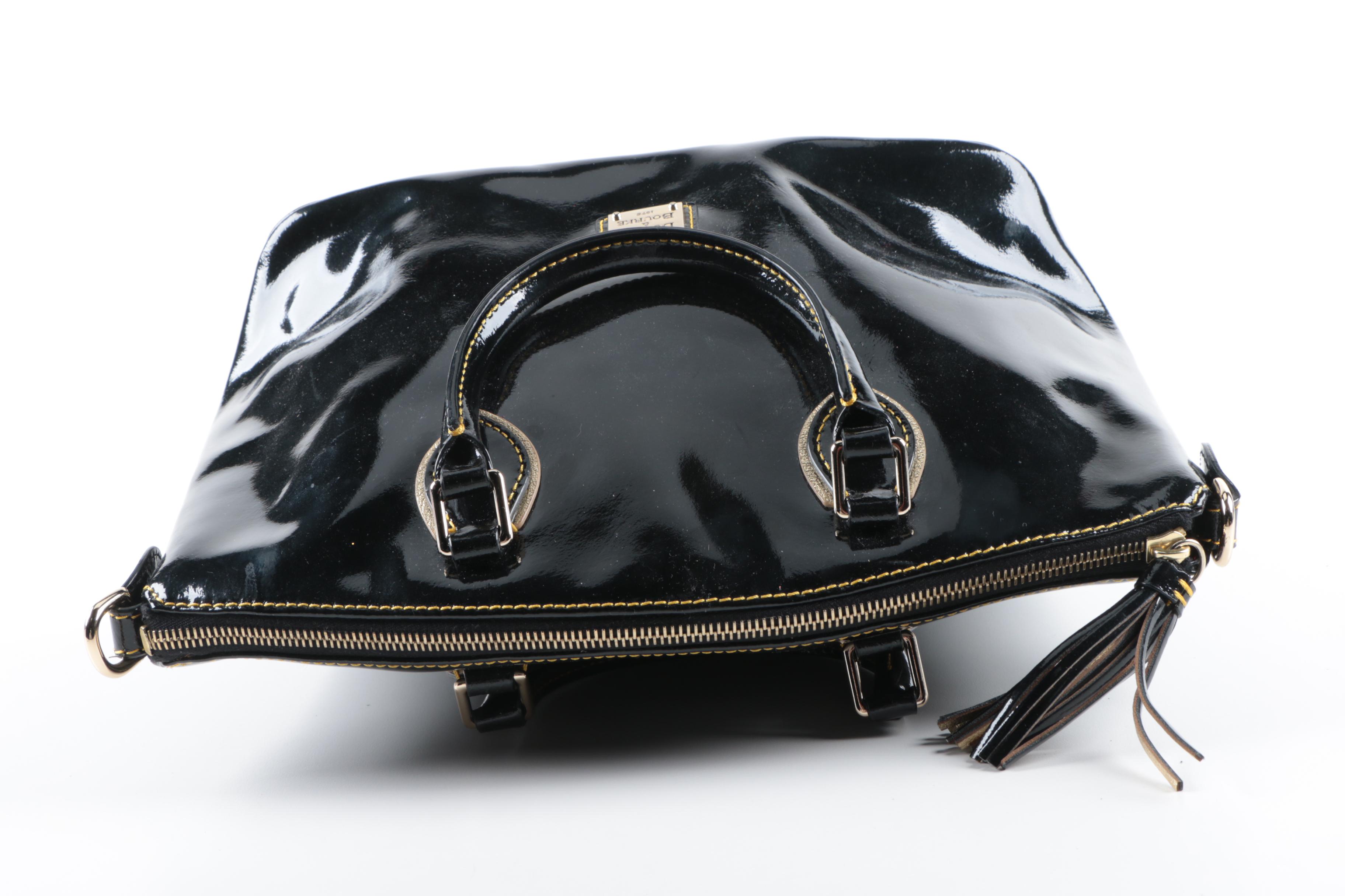Dooney & Bourke Black Patent Leather Handbag