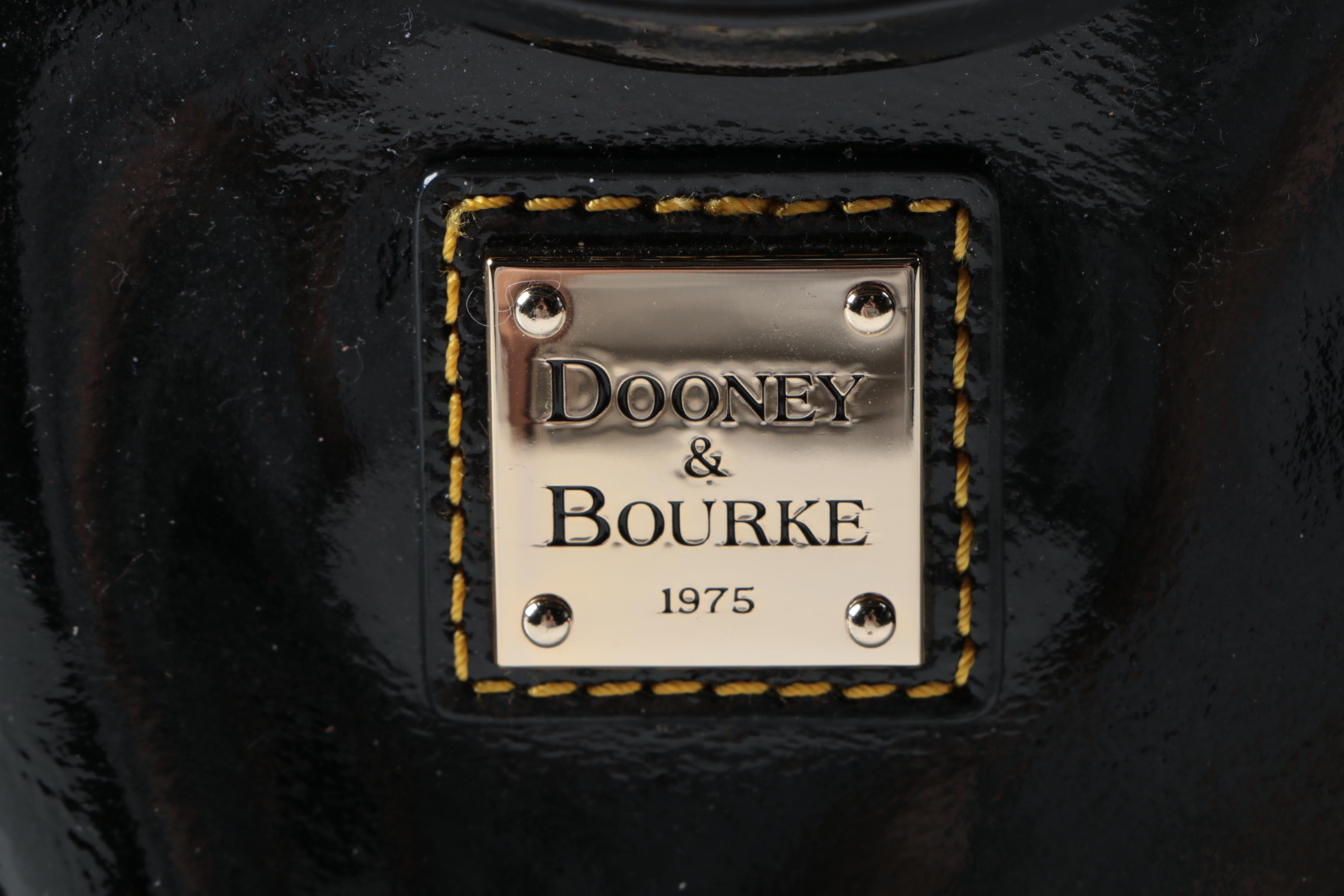 Dooney & Bourke Black Patent Leather Handbag