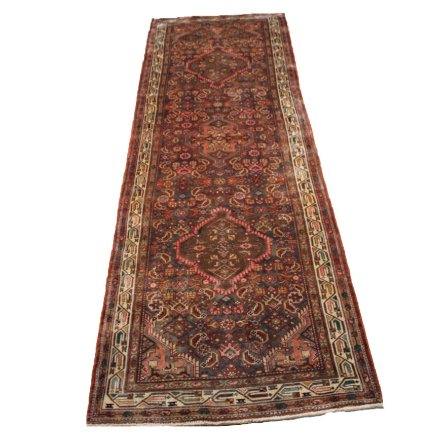 Hand-Knotted Persian Viss Heriz Carpet Runner