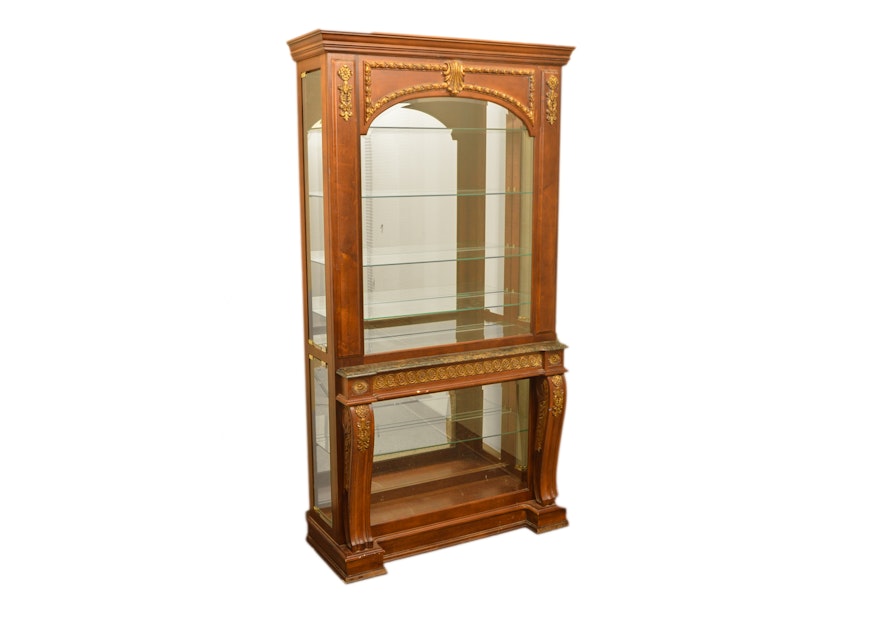 Empire Style Glass Display Case