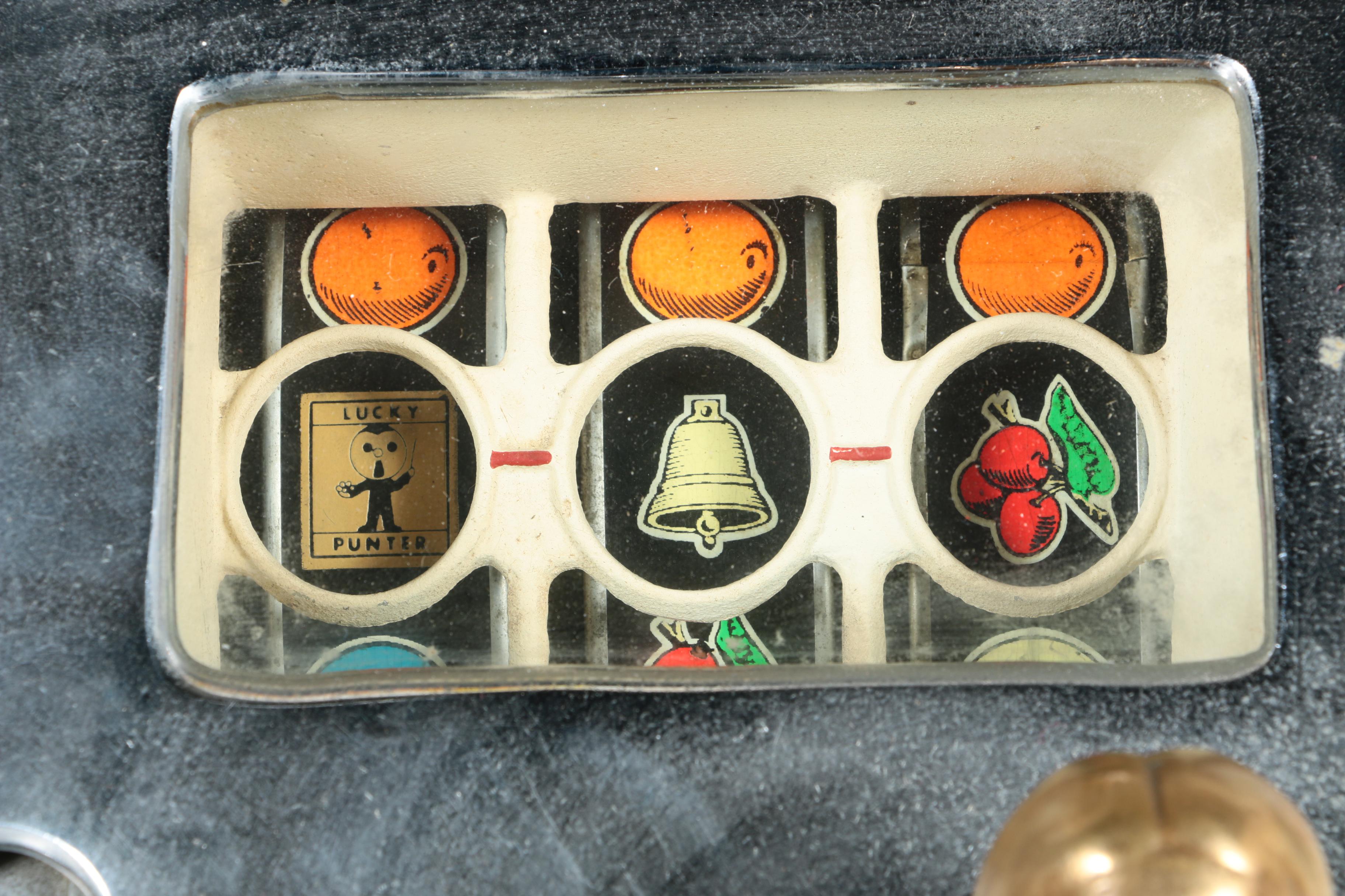 Vintage "Lucky Punter" Slot Machine with Stand