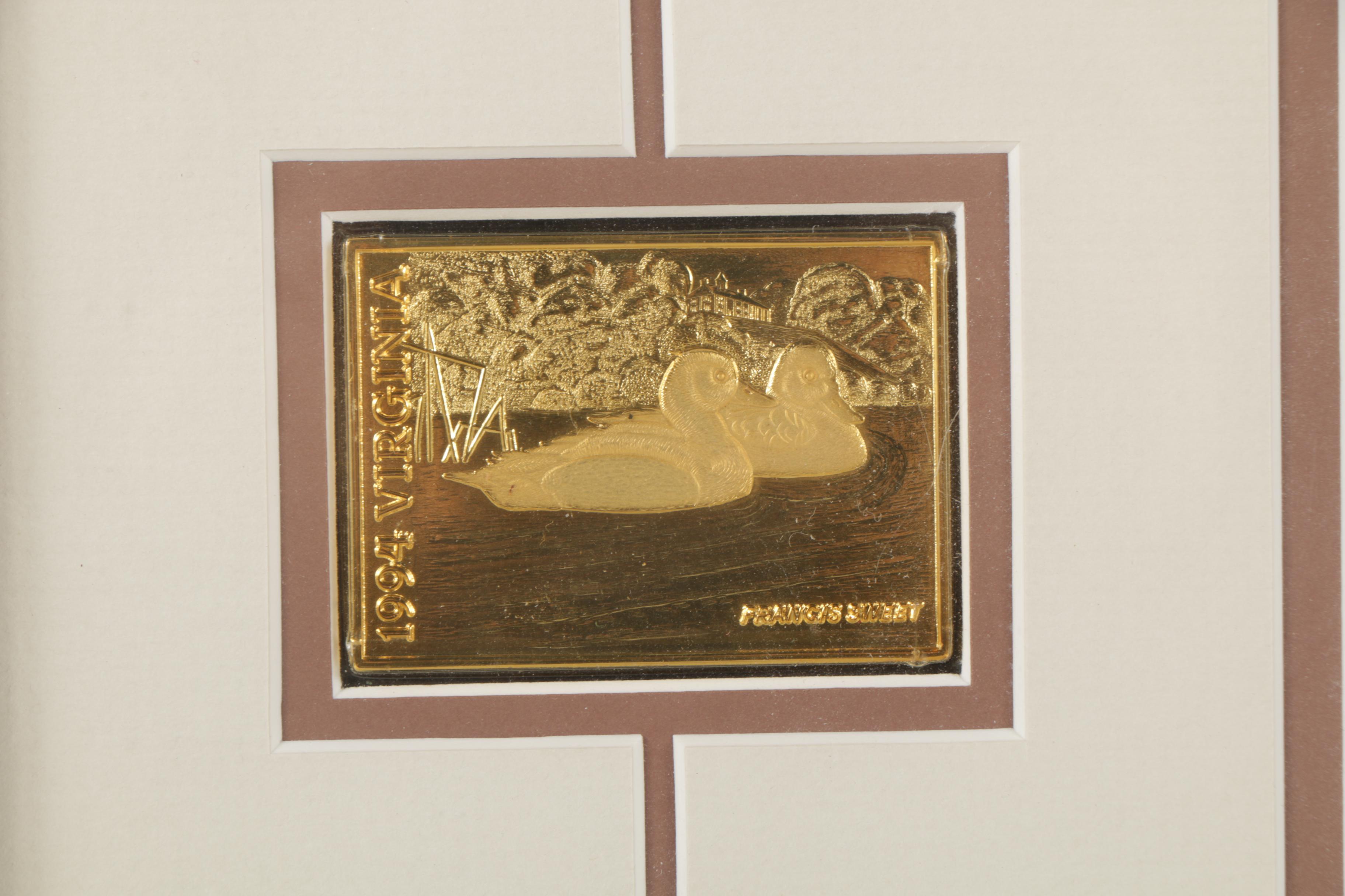 Limited Edition Offset Lithographs of Waterfowl with Commemorative Stamps