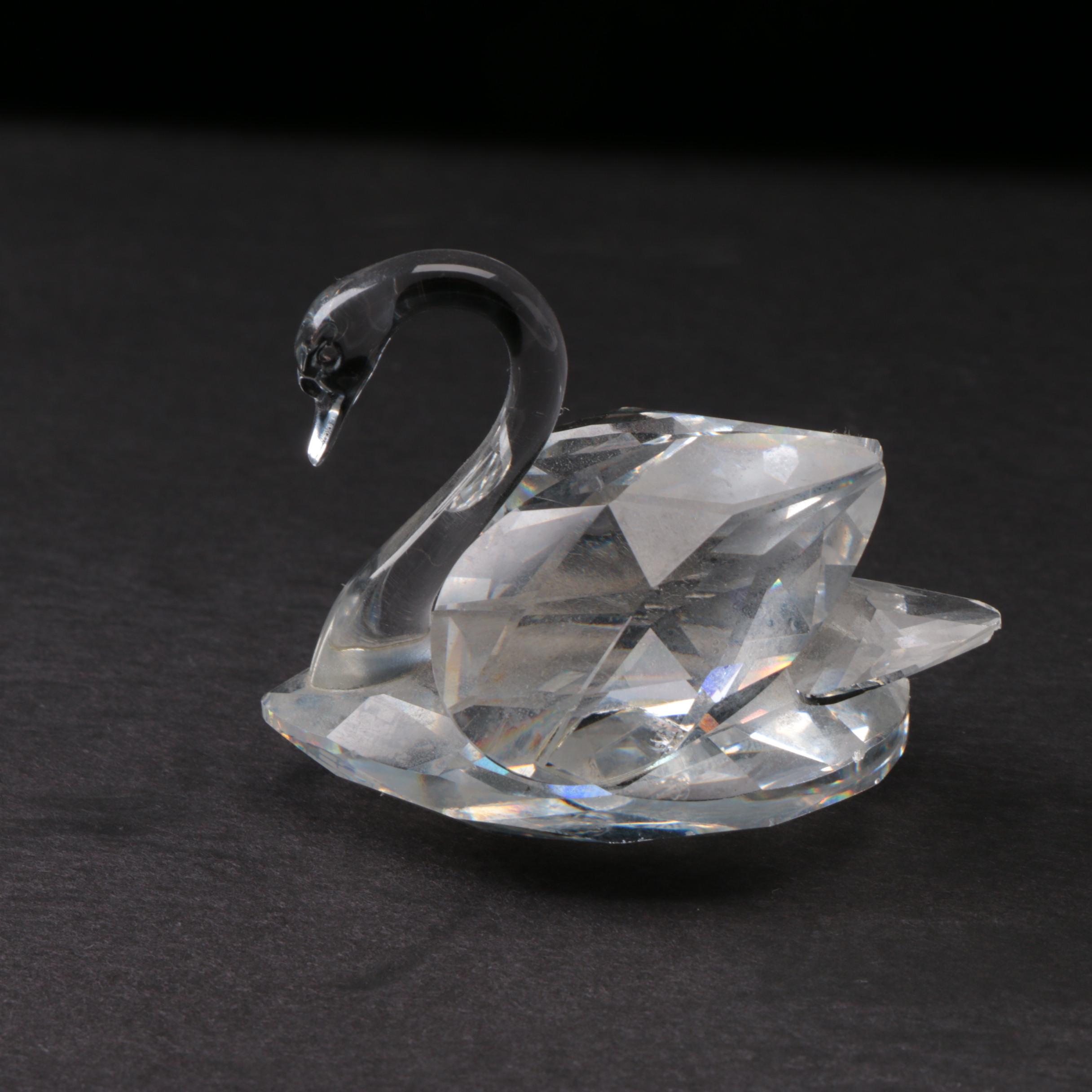 Swarovski Crystal Swan Figurine