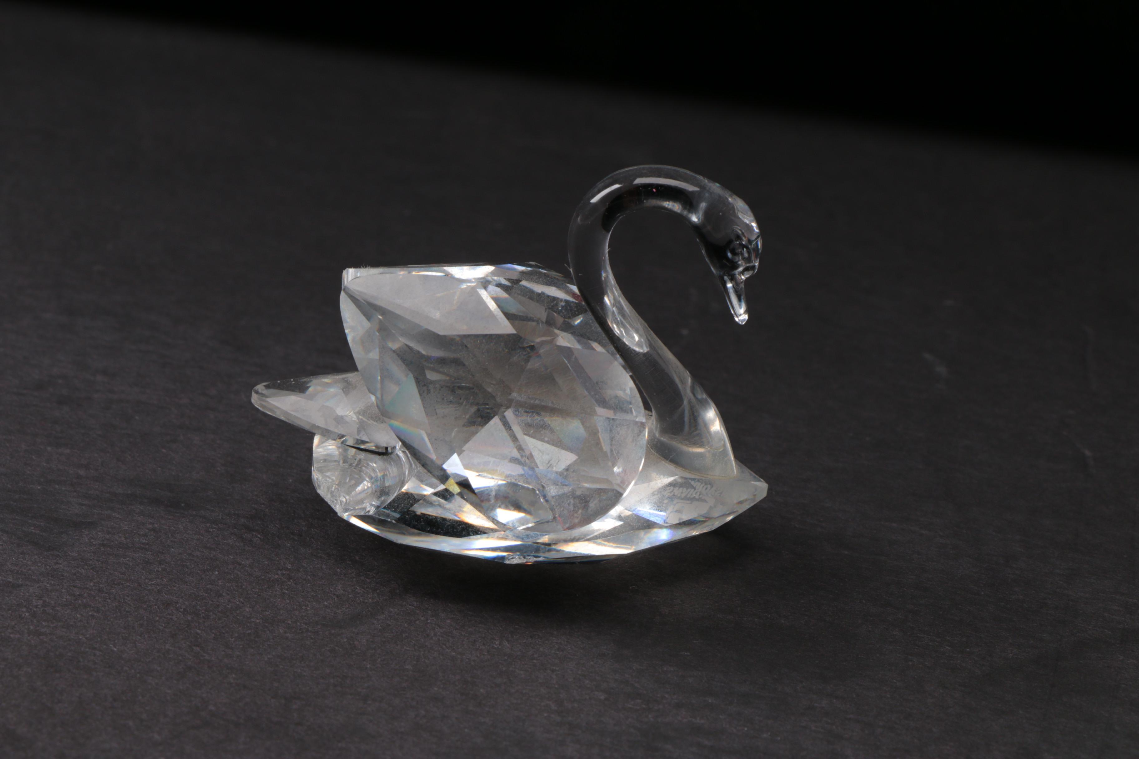 Swarovski Crystal Swan Figurine