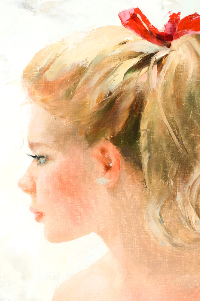 Vintage Igor Talwinski Nude Oil Painting on Canvas