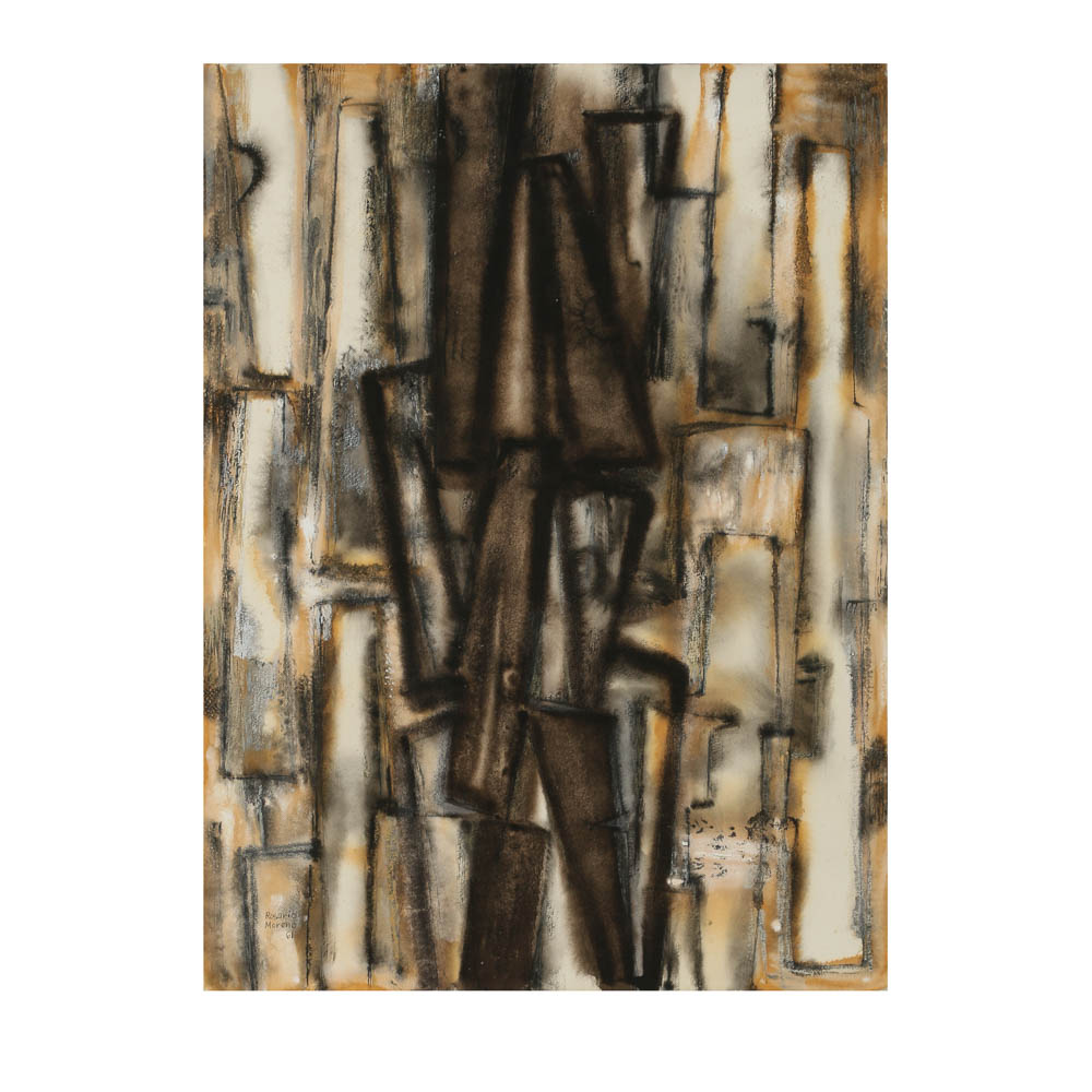 Rosario Moreno Gouache Painting