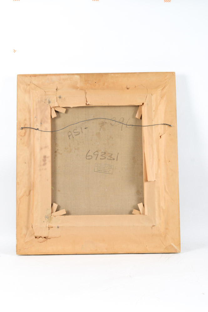 Vintage Igor Talwinski Nude Oil Painting on Canvas