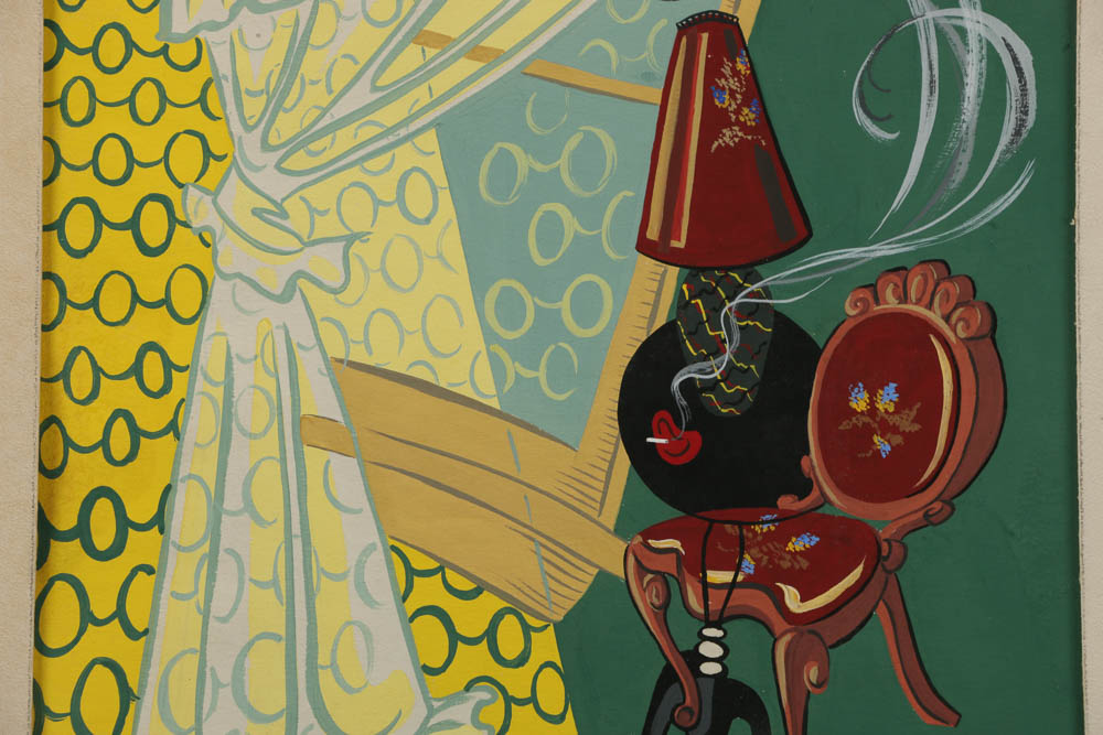 Lura N. Sellew Gouache Paintings