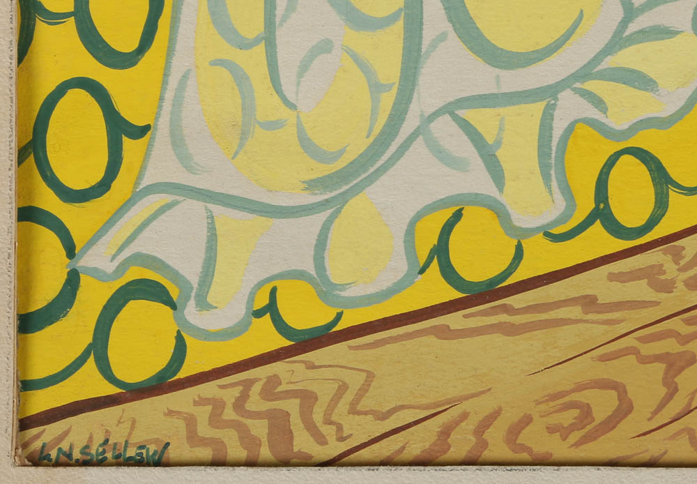 Lura N. Sellew Gouache Paintings