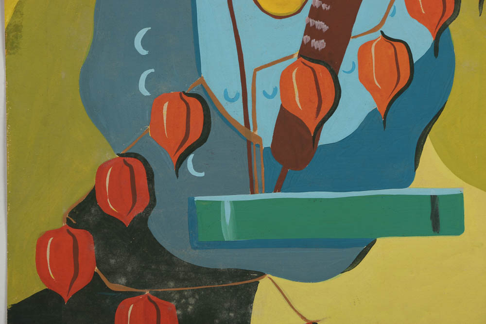 Lura N. Sellew Gouache Paintings