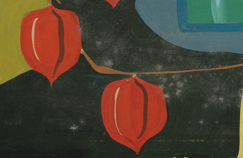 Lura N. Sellew Gouache Paintings