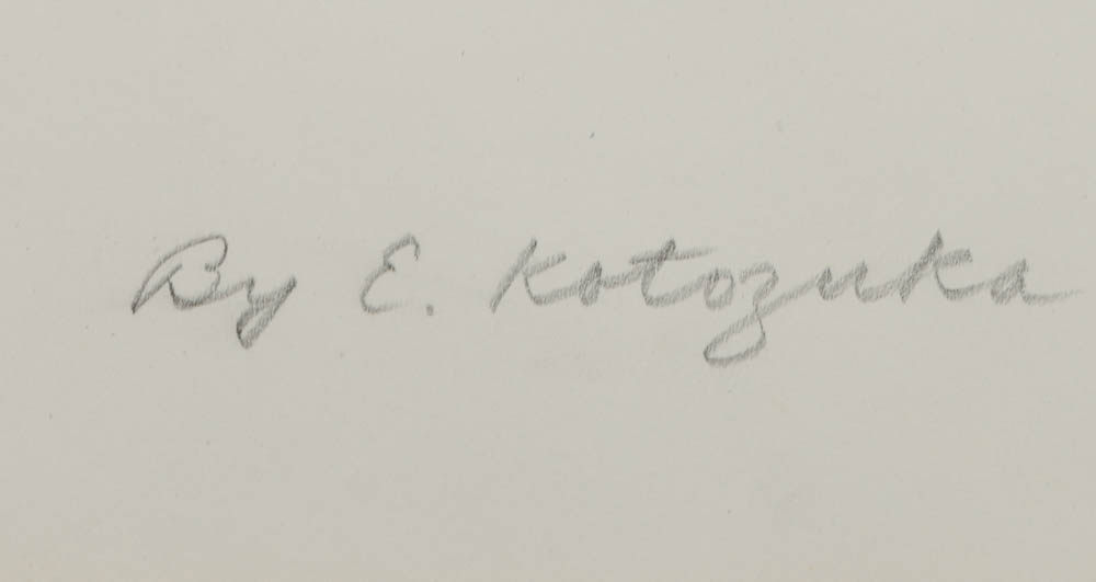 Relief Print Attributed to Kotozuka Eiichi