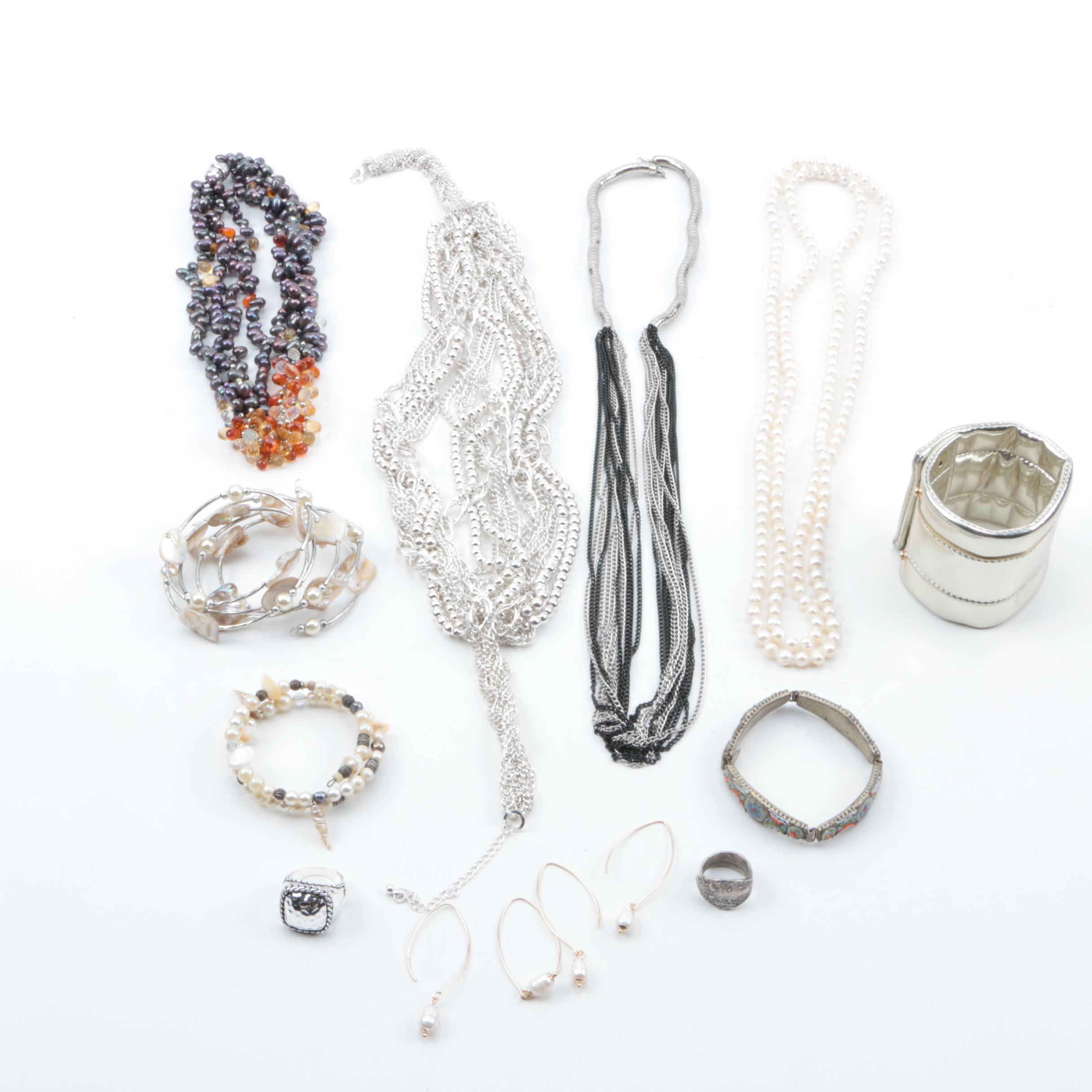 Jewelry Assortment Including Cultured Pearls