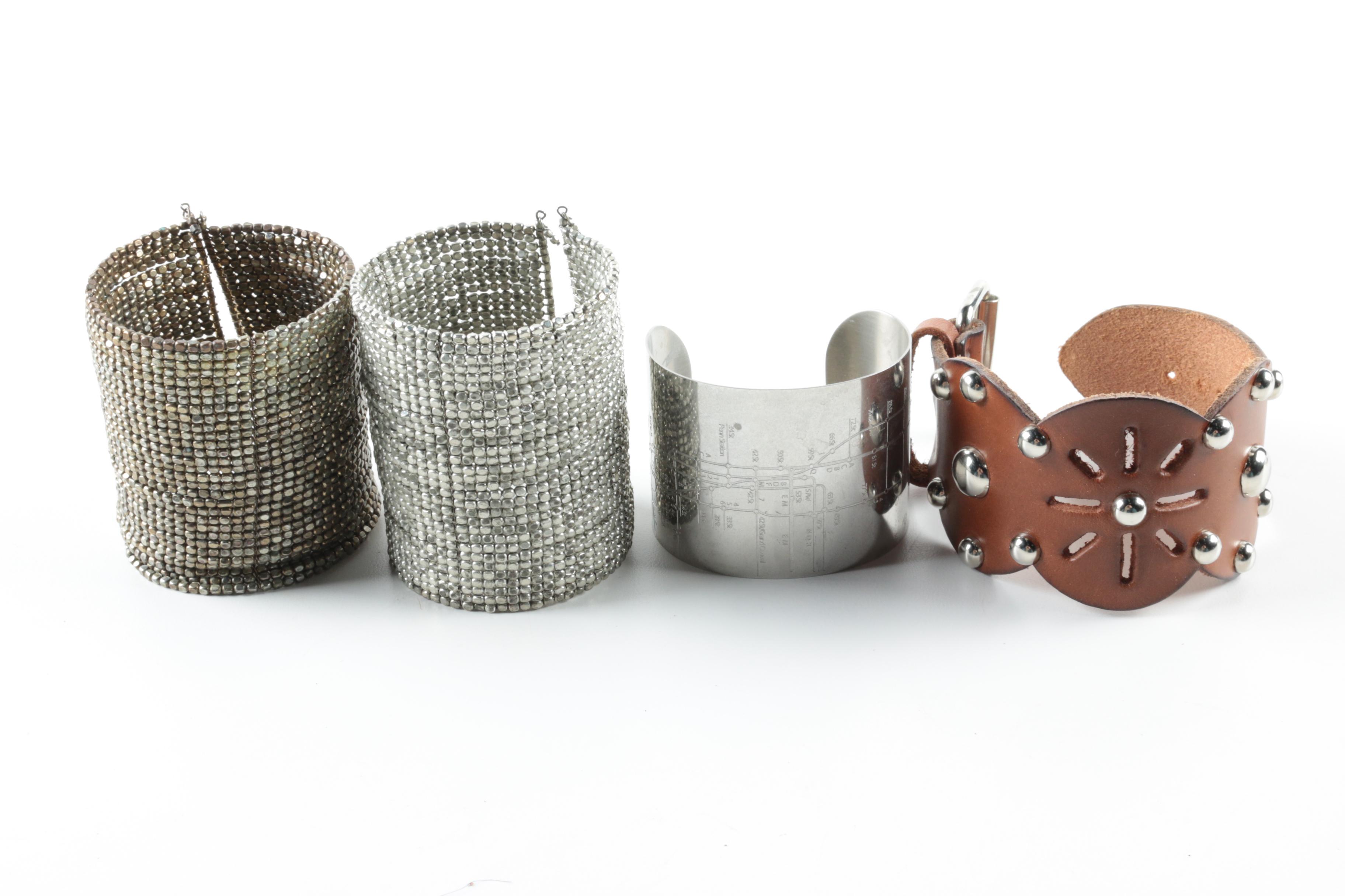 Silver and Gold Tone Gemstone Jewelry Assortment