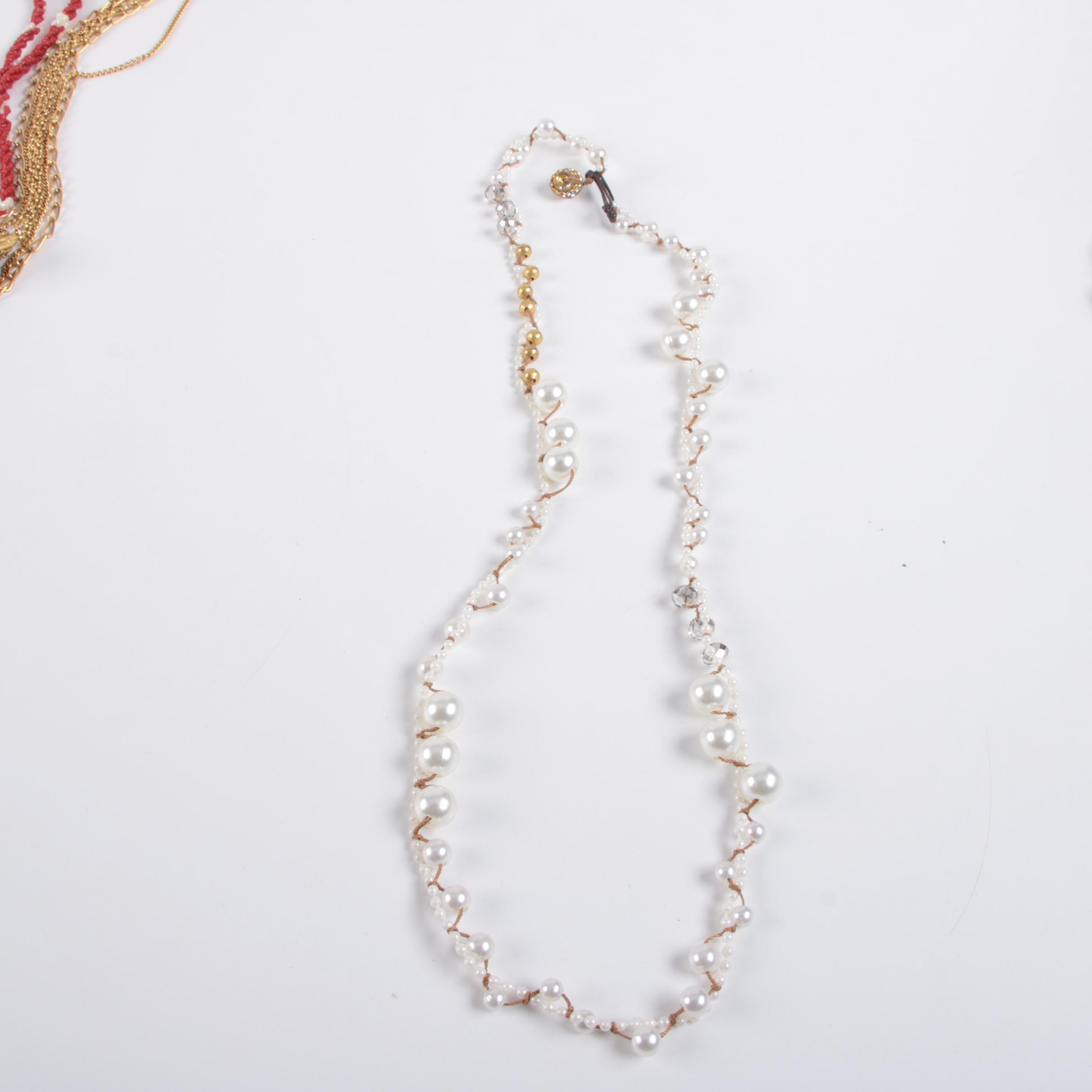 Assortment of Jewelry Including Weiss and Kate Spade