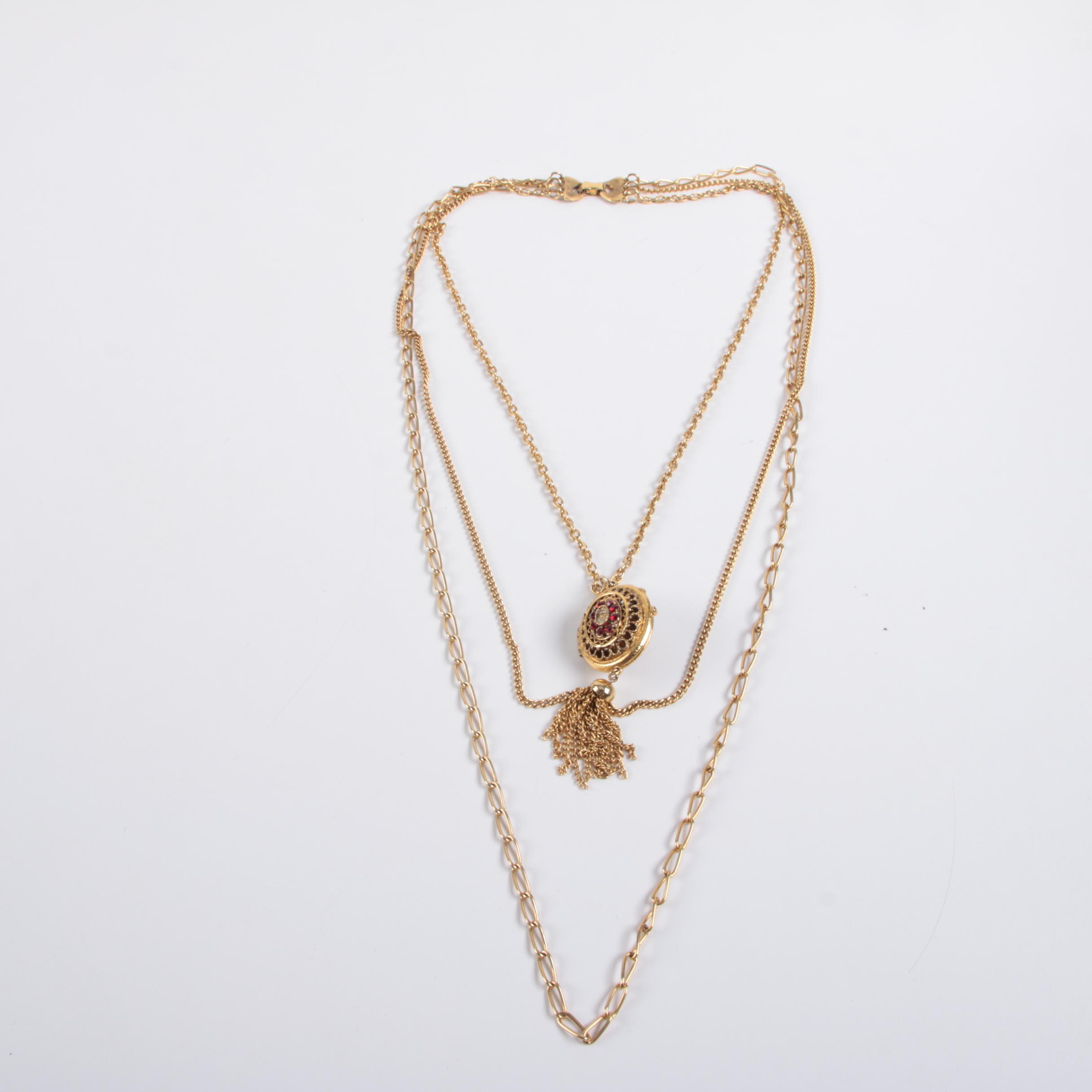 Assortment of Jewelry Including Weiss and Kate Spade