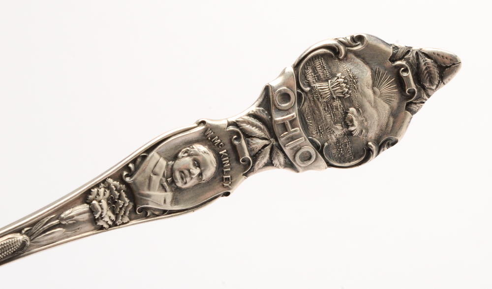 State Themed Sterling Silver Souvenir Spoons