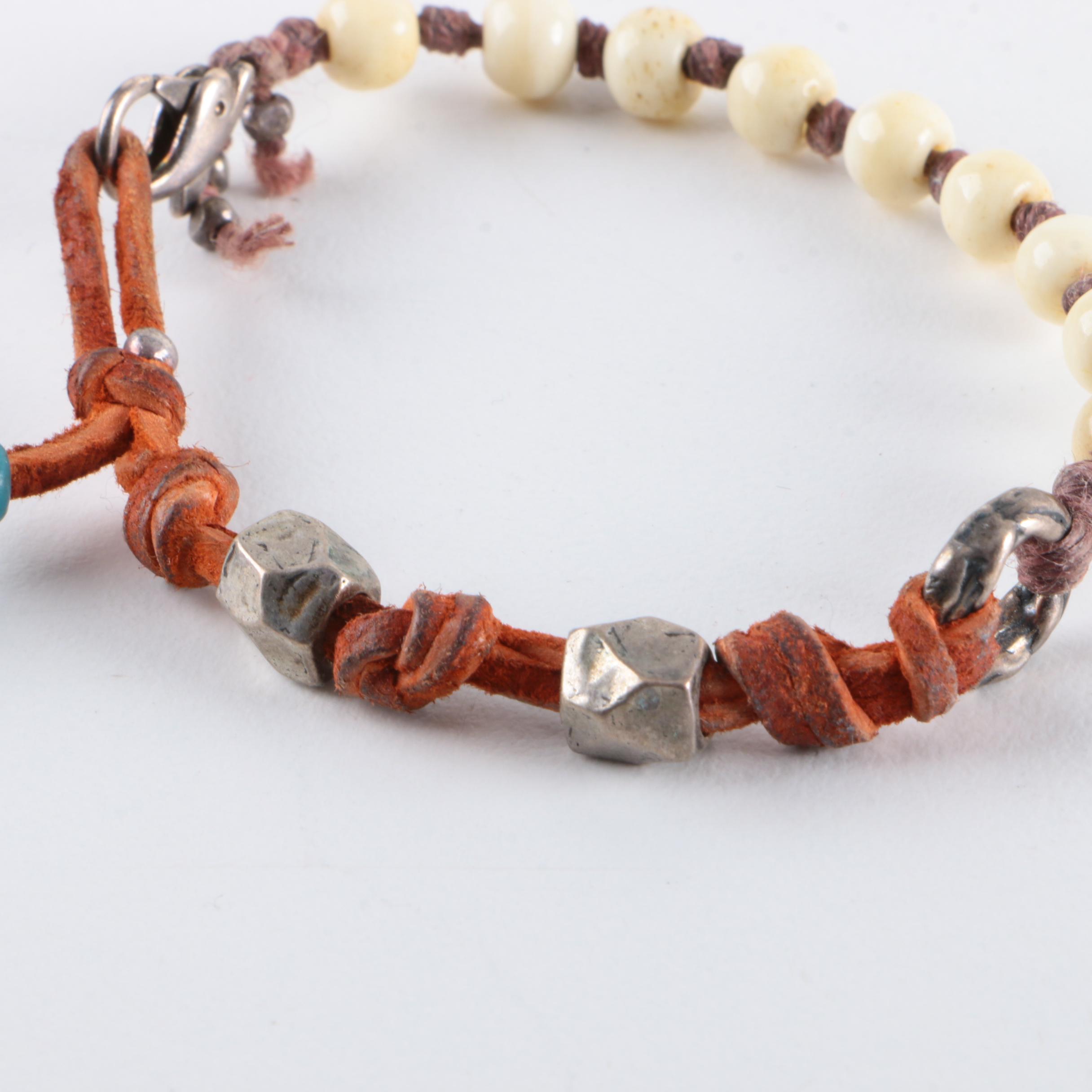 Sterling Silver Rings and Bracelets Including Chan Luu