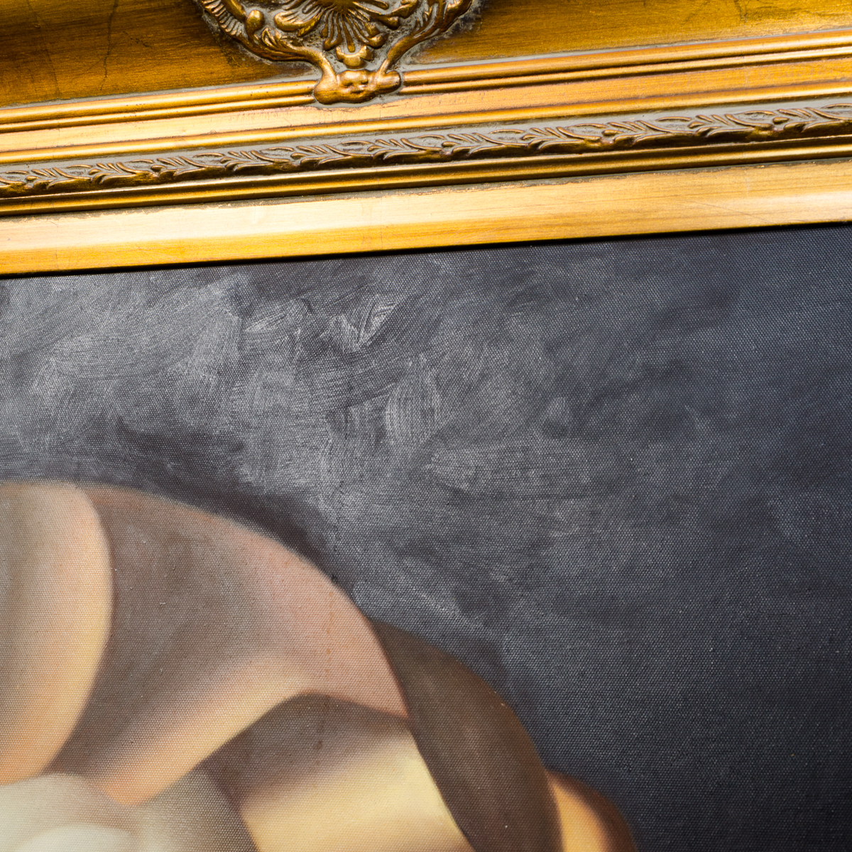 Copy Painting After Tamara de Lempicka "Woman with Dove"