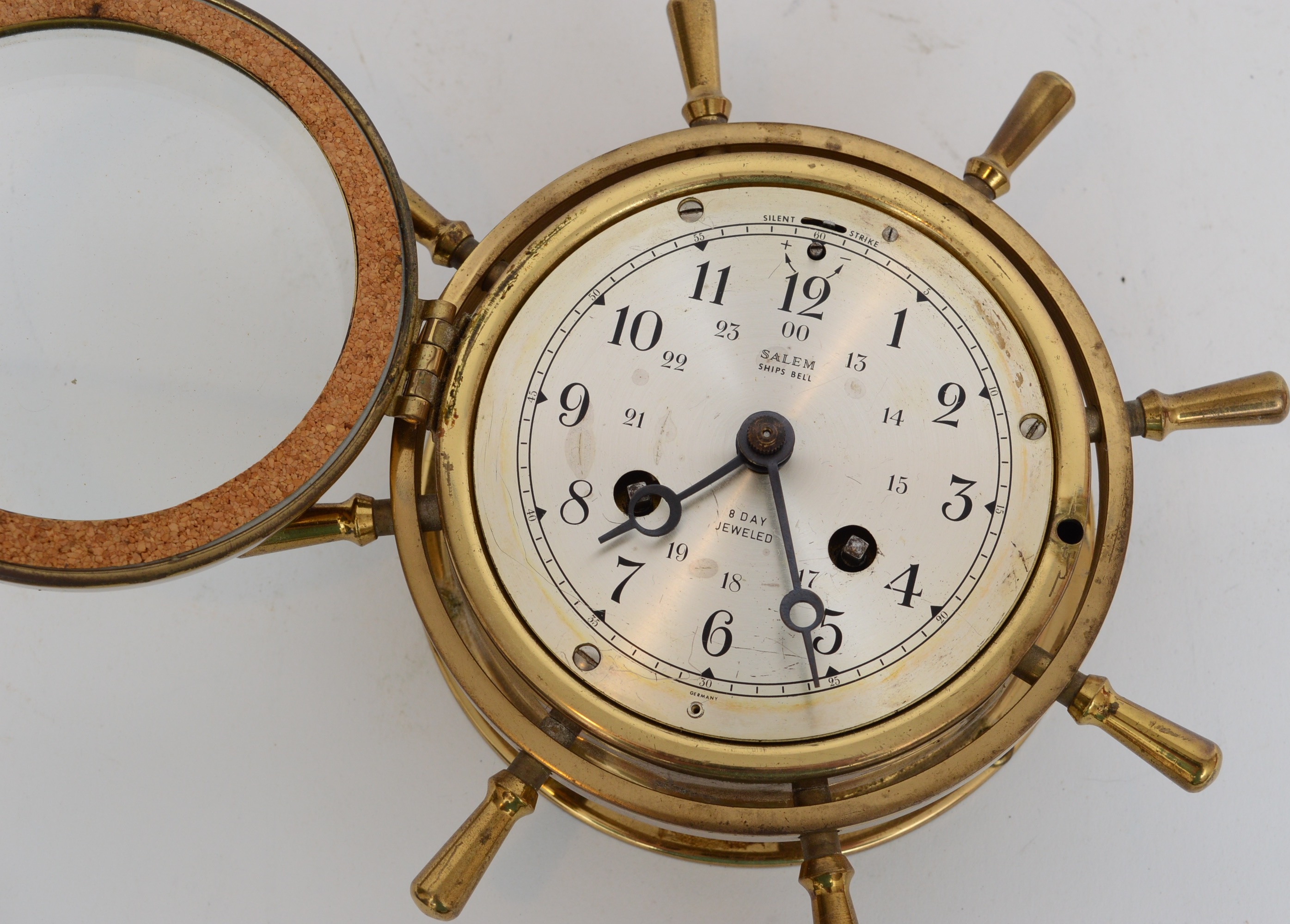 Salem Ship's Bell Clock