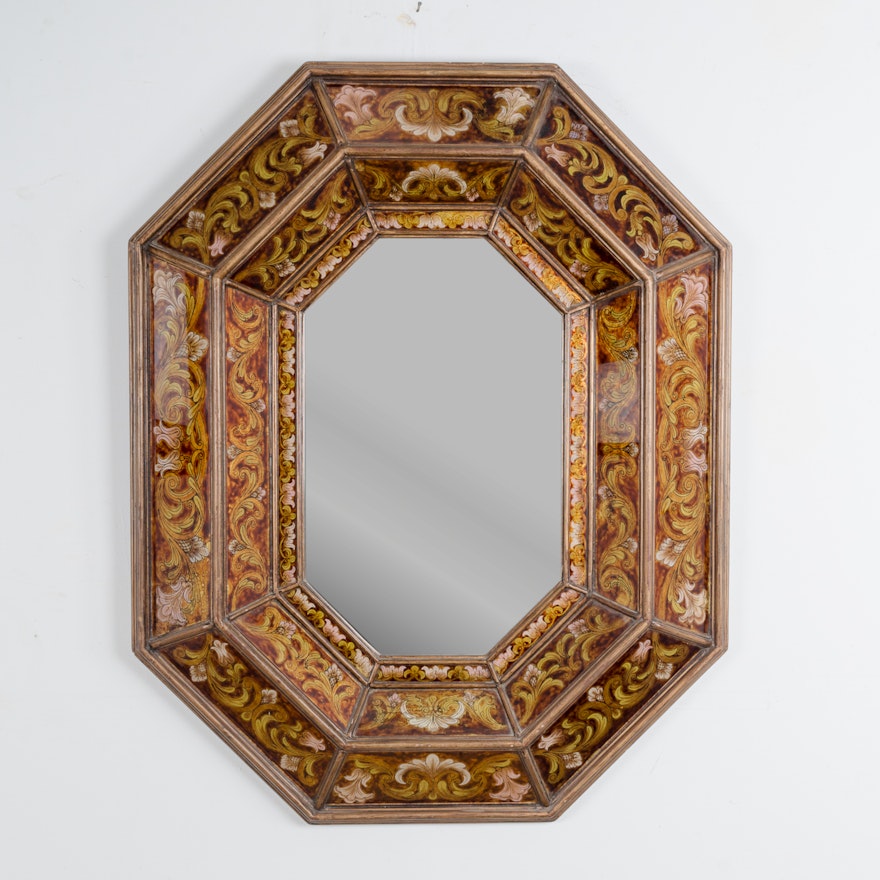 Ornately Framed Decorative Wall Mirror