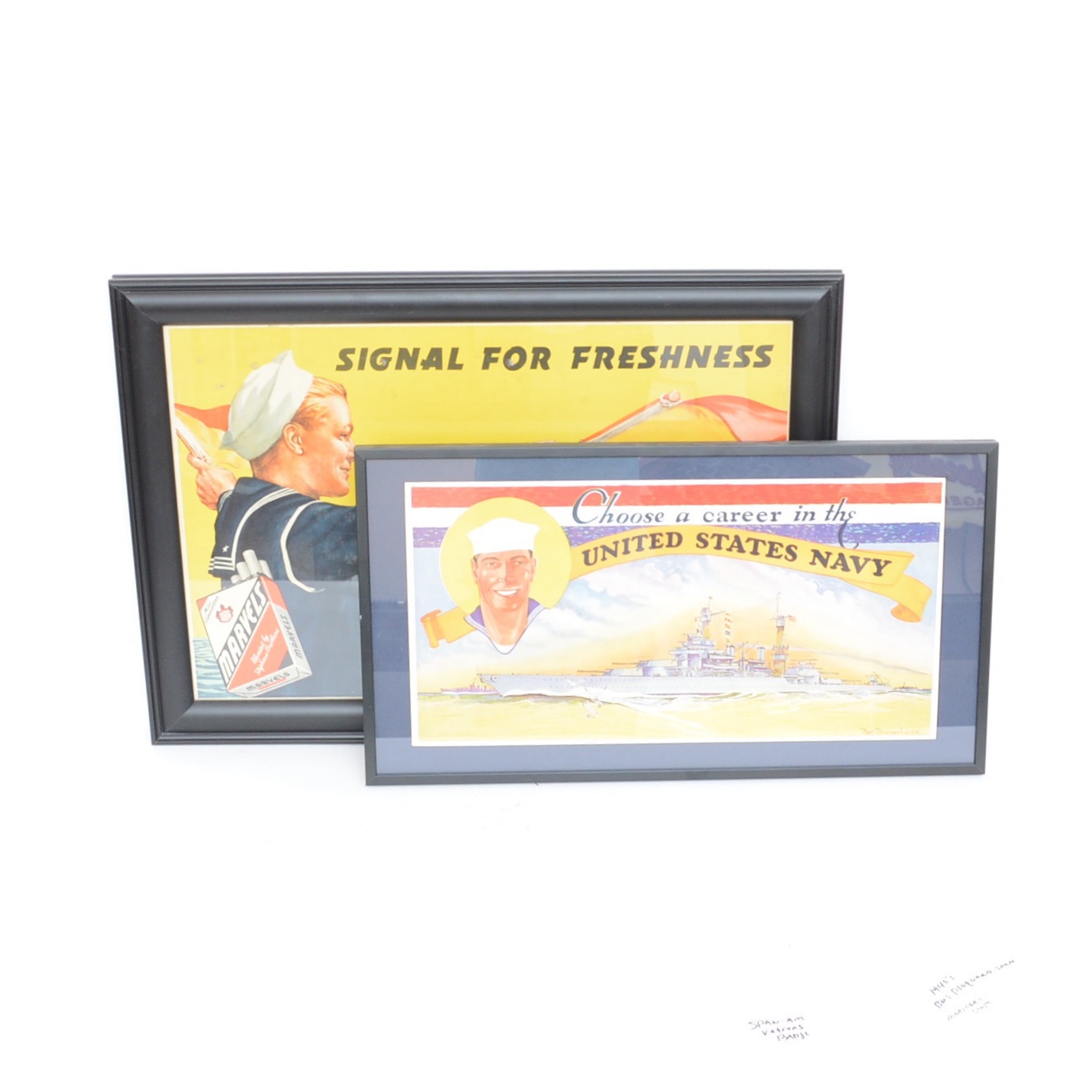 Early Marvel Cigarette Poster and Bus Placard