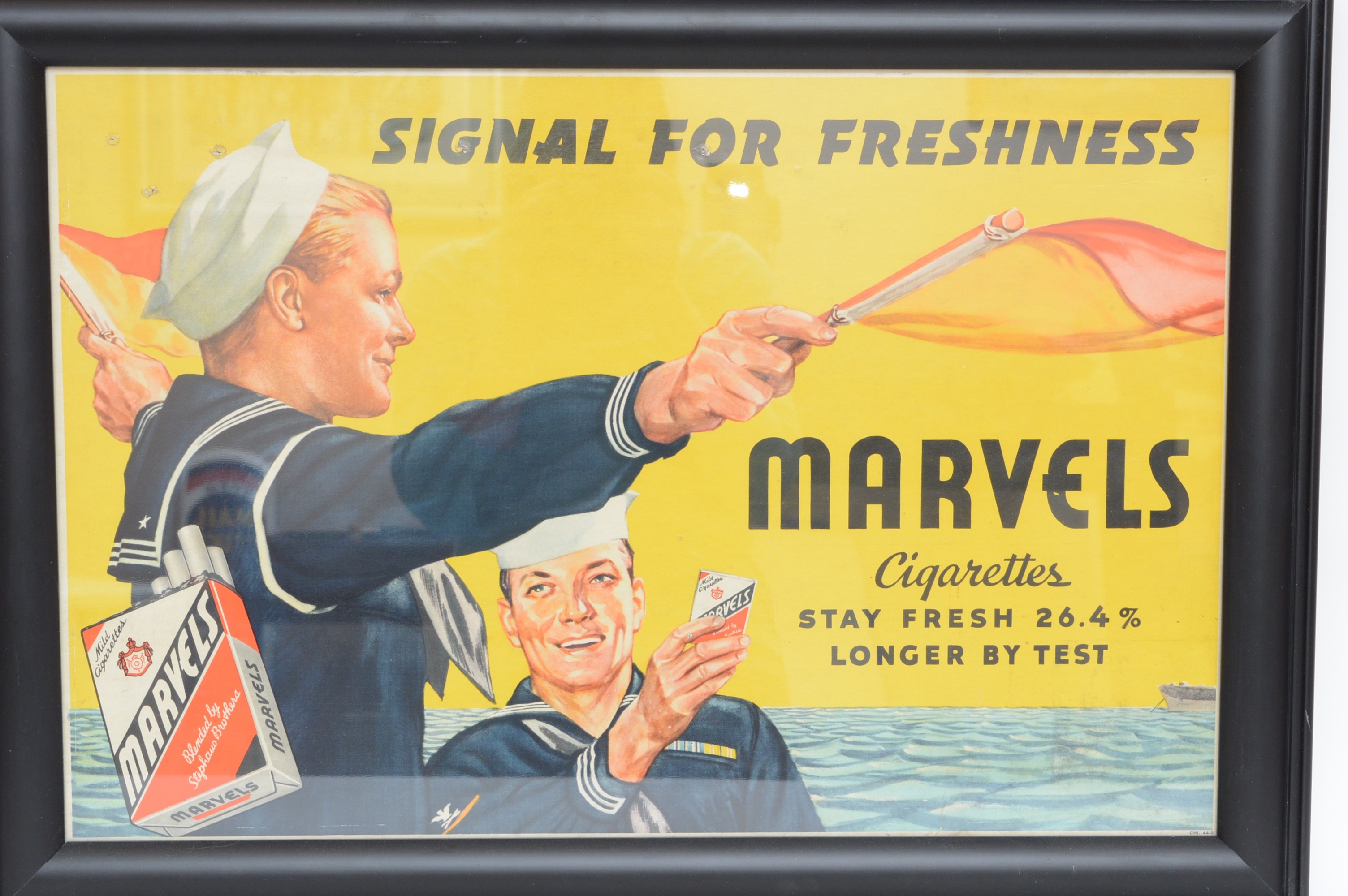 Early Marvel Cigarette Poster and Bus Placard
