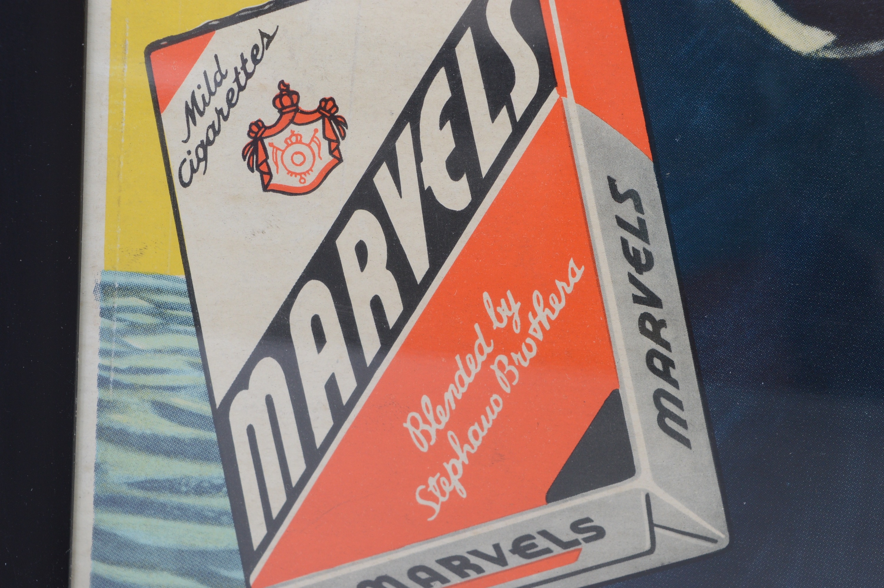 Early Marvel Cigarette Poster and Bus Placard
