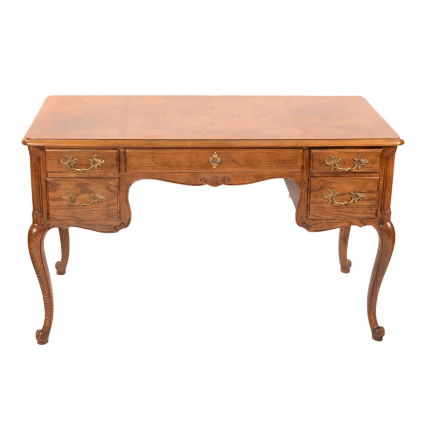 Vintage Louis XV Style Desk by Baker Furniture