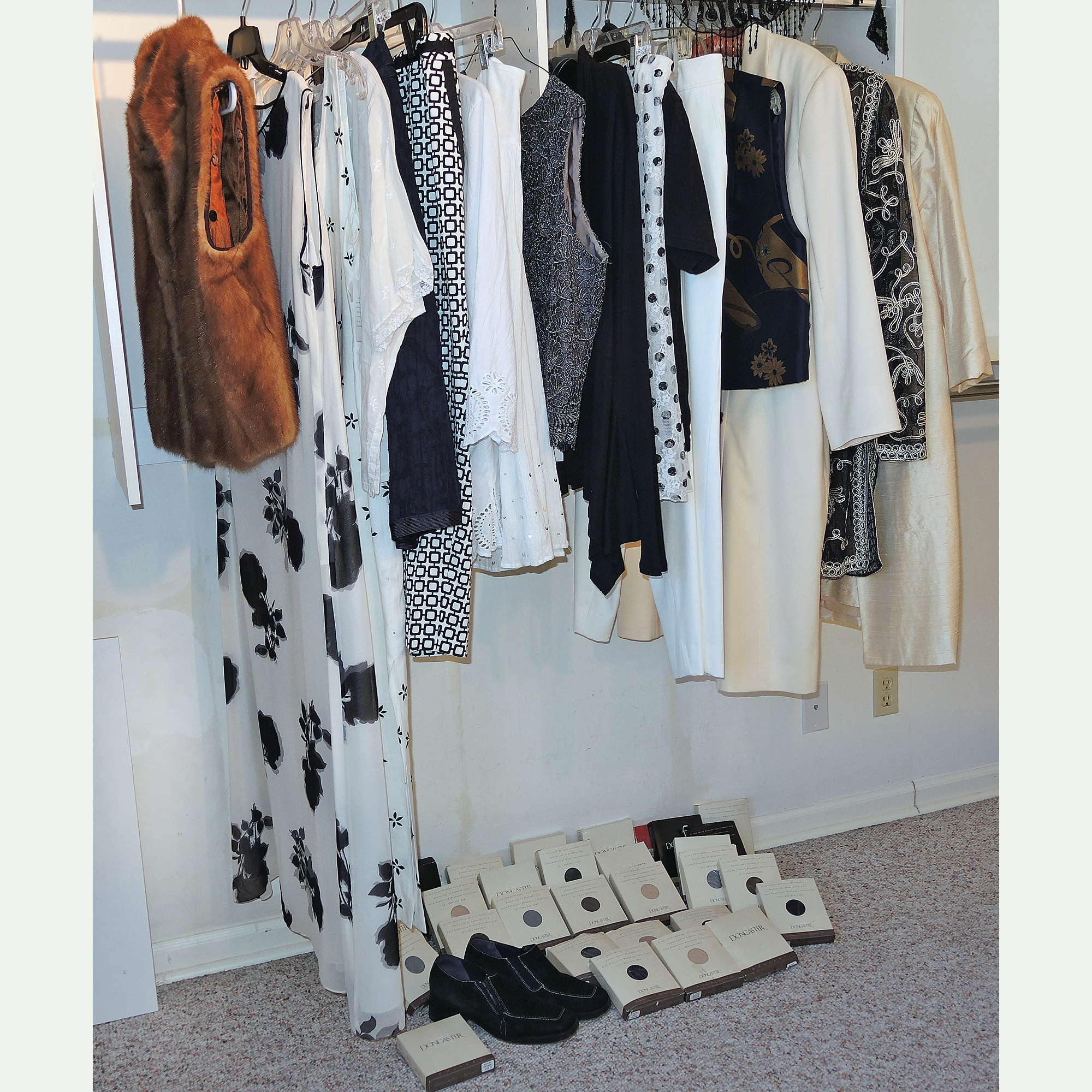 Designer Clothing and Evening Wear Including Don Caster