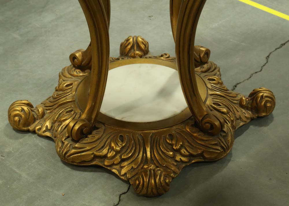 Vintage Marble Top Foyer Table