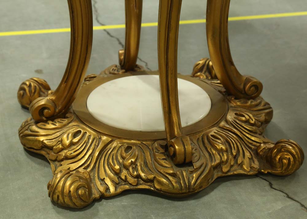 Vintage Marble Top Foyer Table