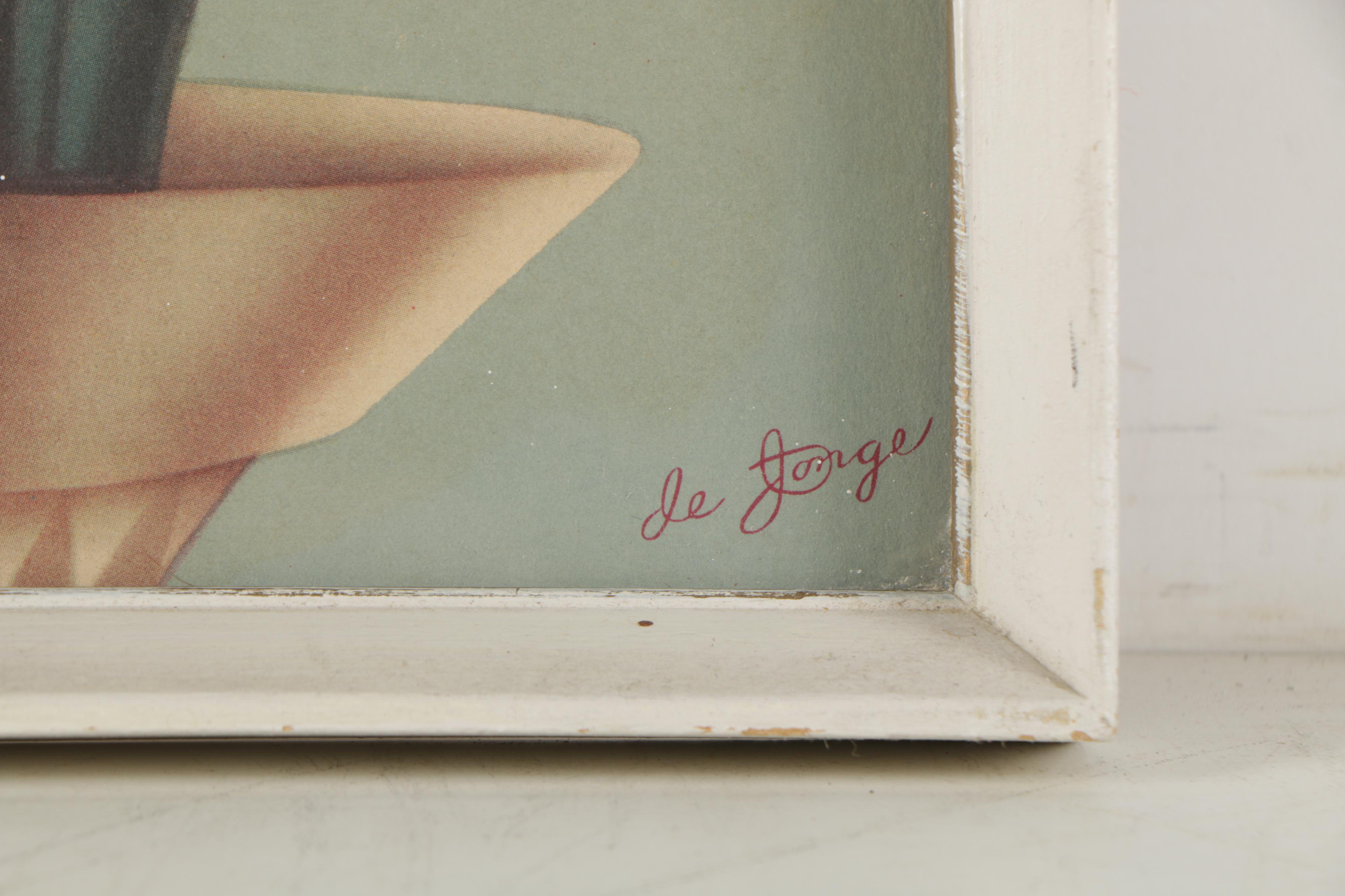 Floral Offset Lithographs after Sanford de Jonge