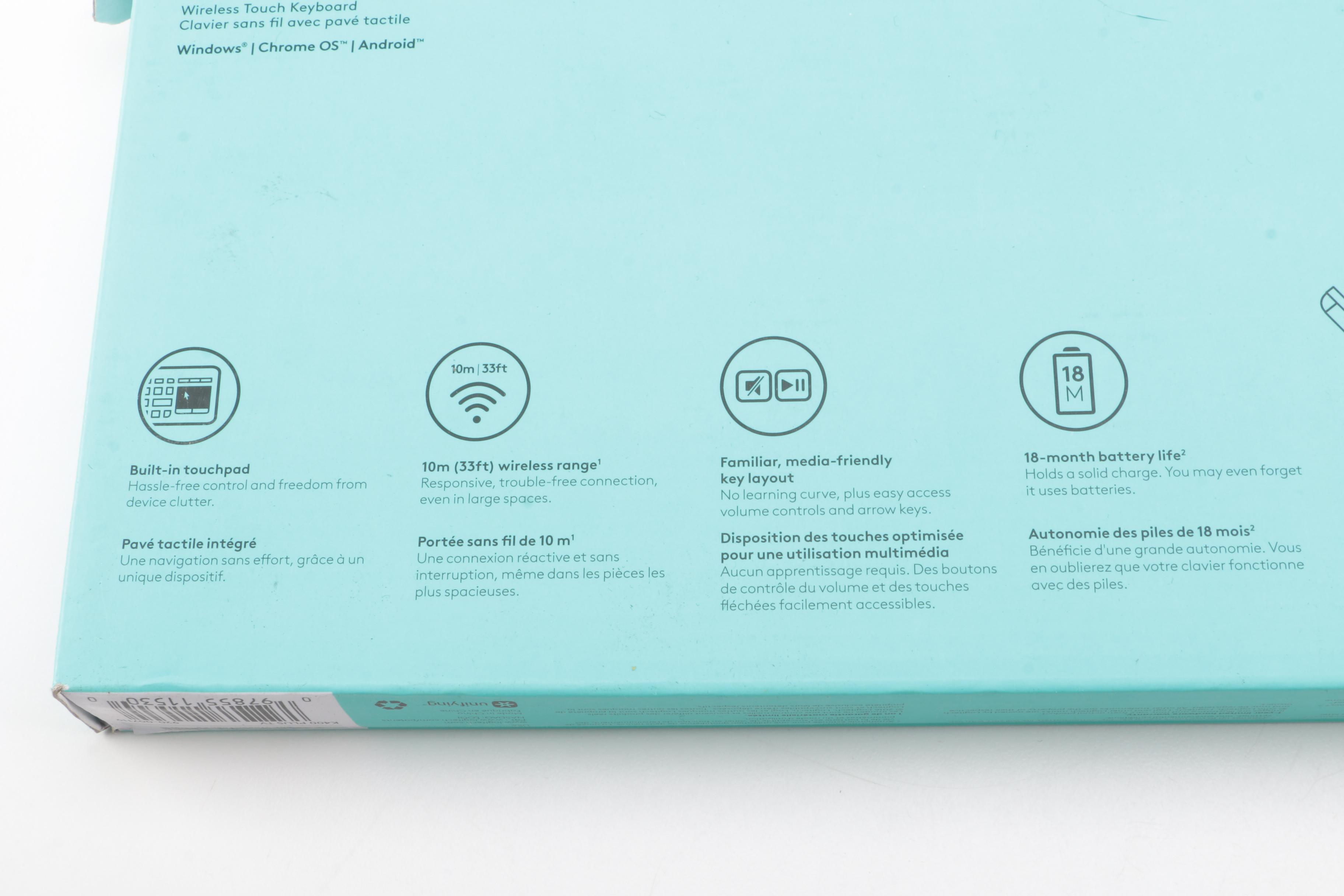 HP Chromebox Desktop Computer with Wireless Keyboard and Web Cam