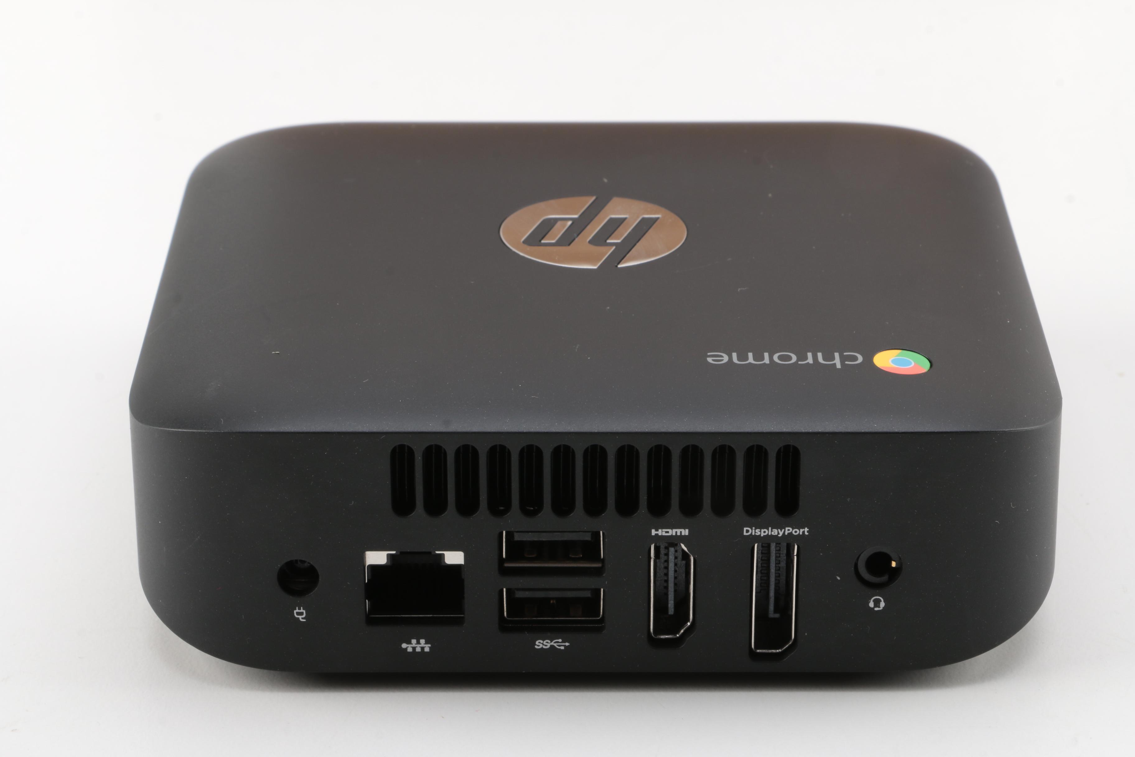 HP Chromebox Desktop Computer with Wireless Keyboard and Web Cam