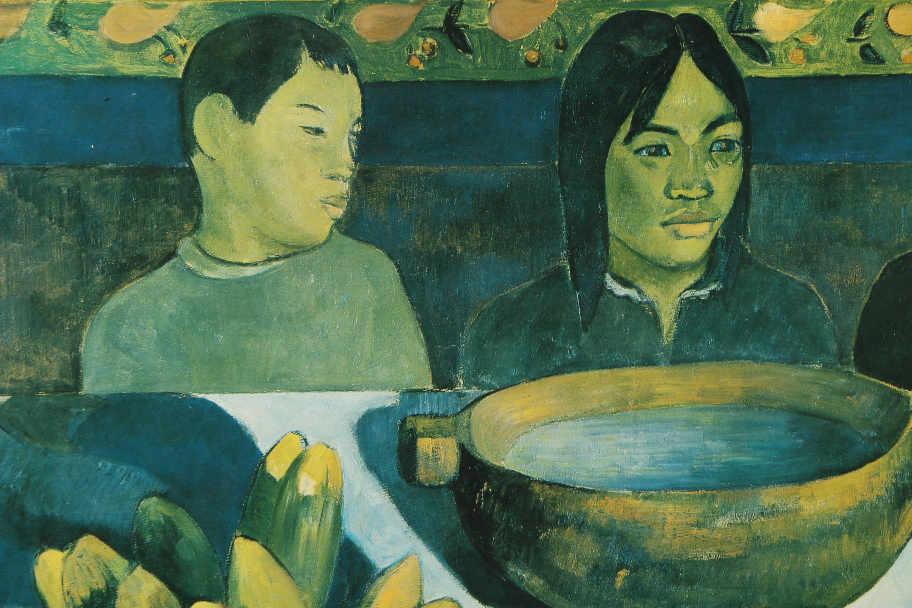 Offset Lithograph After Paul Gauguin "Le Repas"