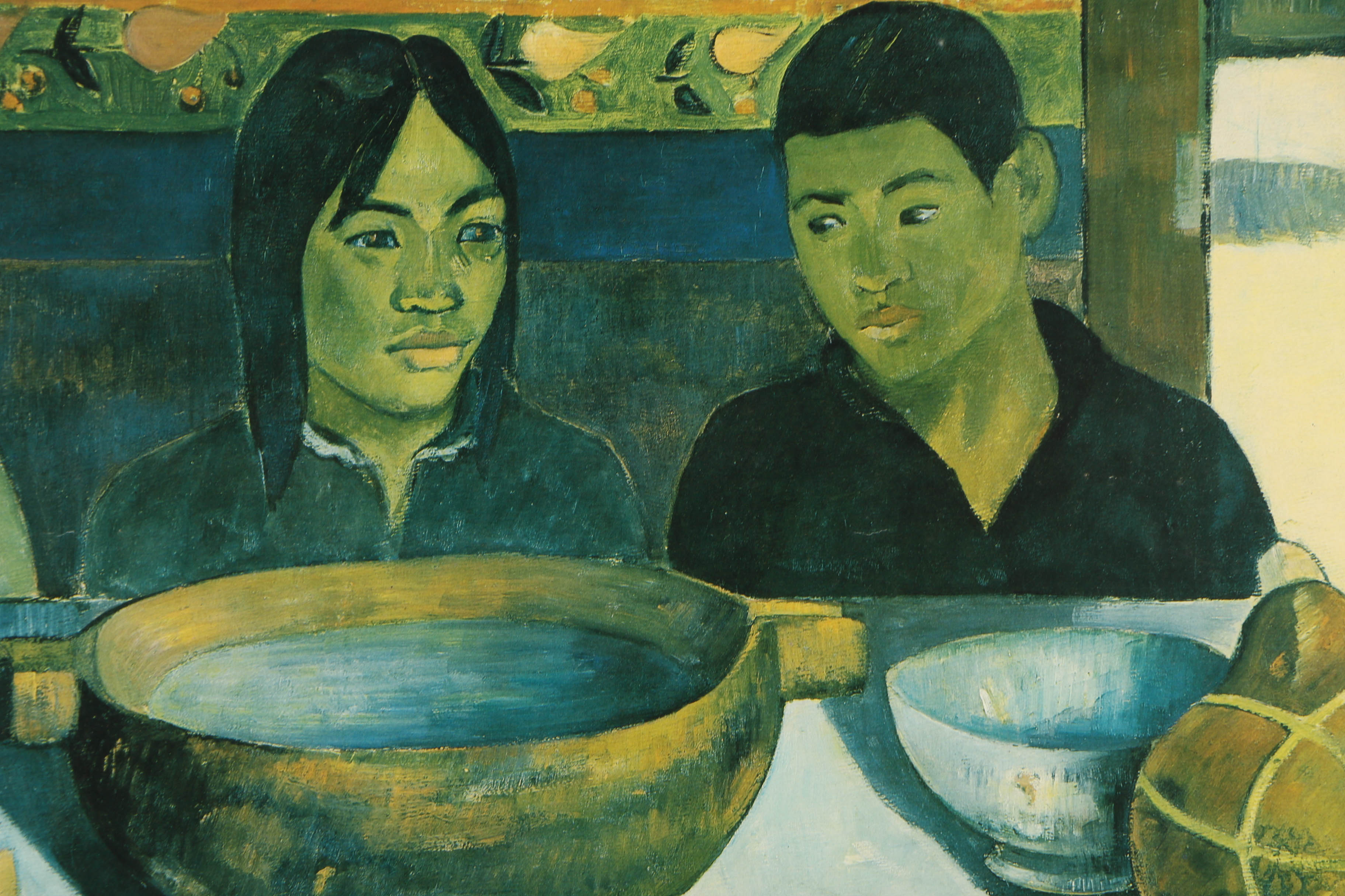 Offset Lithograph After Paul Gauguin "Le Repas"