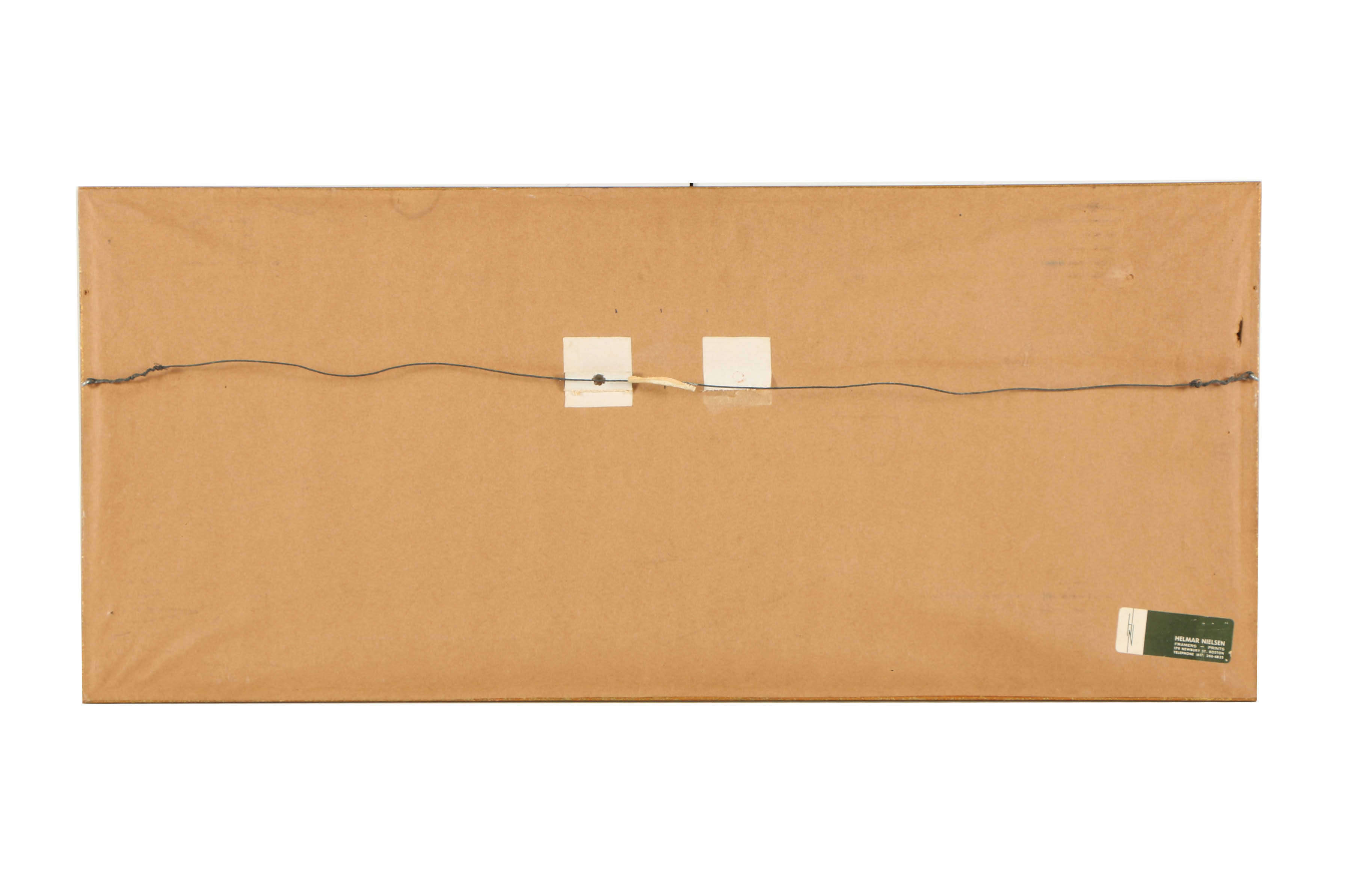 M. Cole Watercolor Landscape Painting on Paper