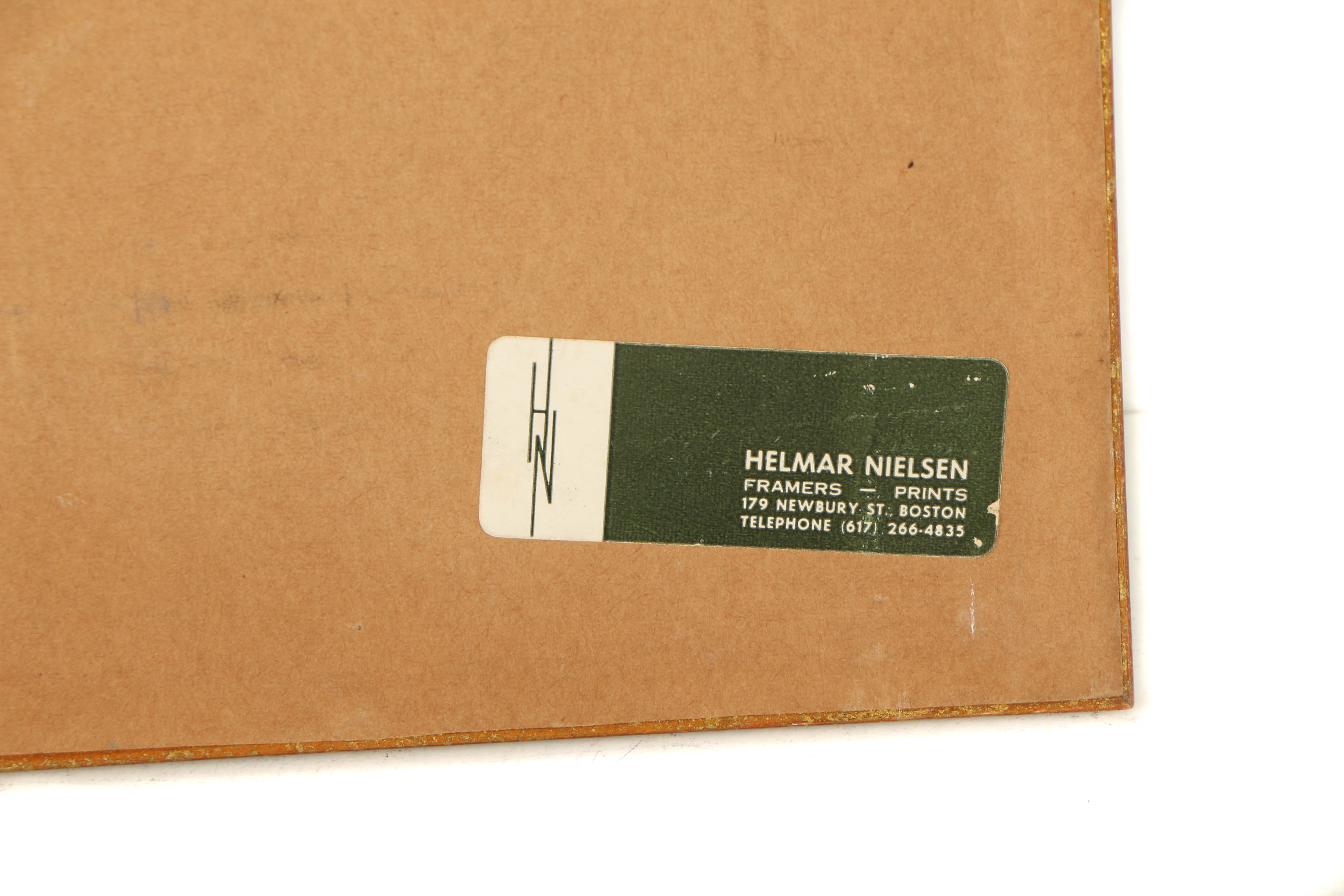 M. Cole Watercolor Landscape Painting on Paper