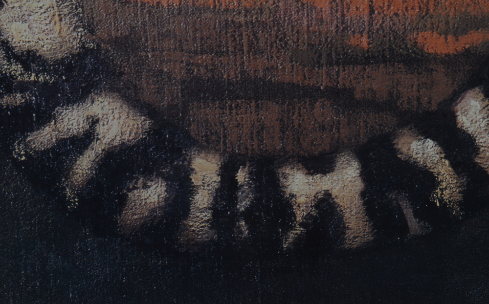 Offset Lithograph Print on Paper after Paul Jouve Painting of a Tiger